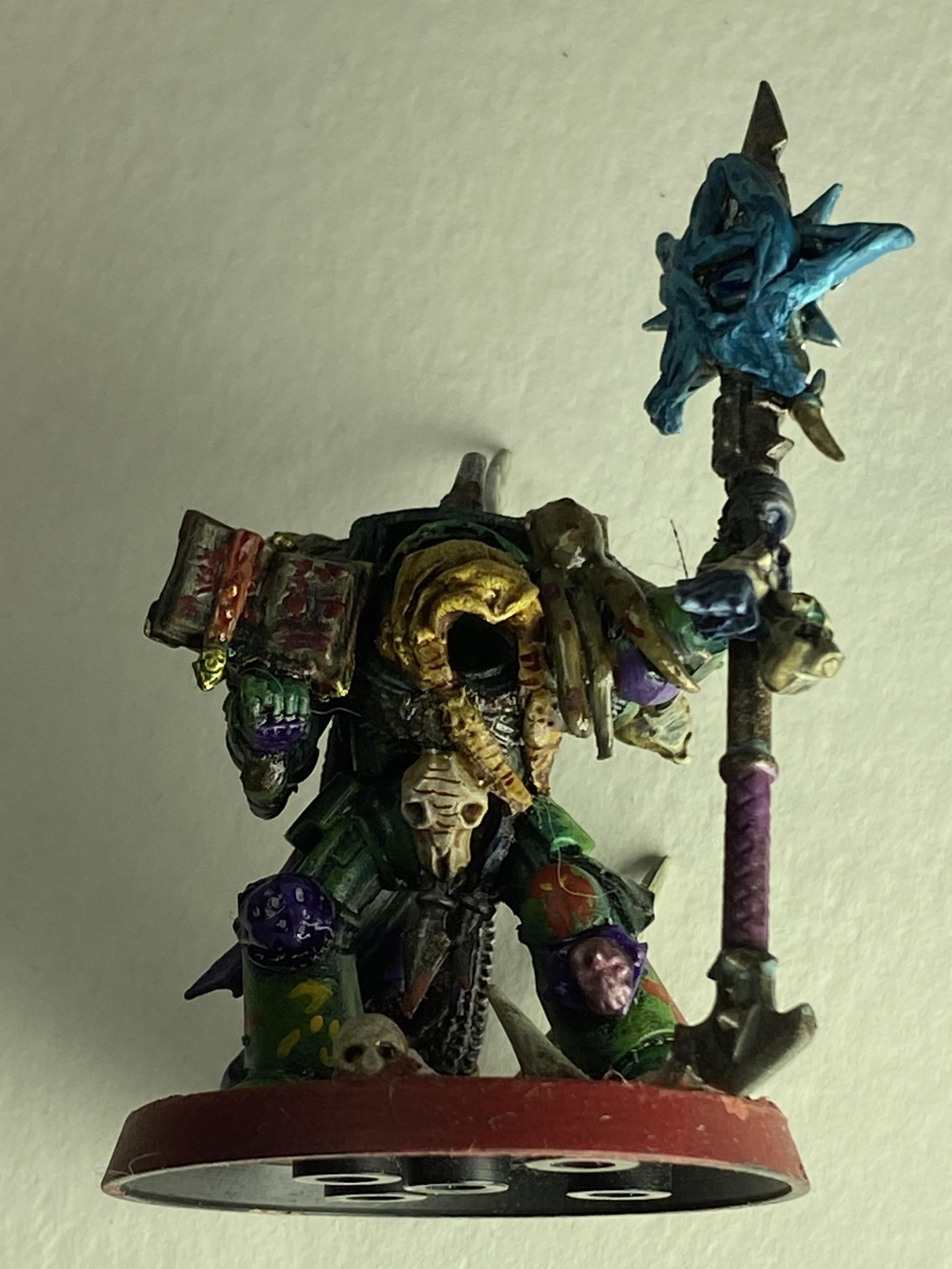 Chaos, Chaos Space Marines, Contrast Paint, Conversion, Cthulhu, Death Guard, Evil, Green, Nurgle, Putrid, Scratch Build, Warhammer 40,000
