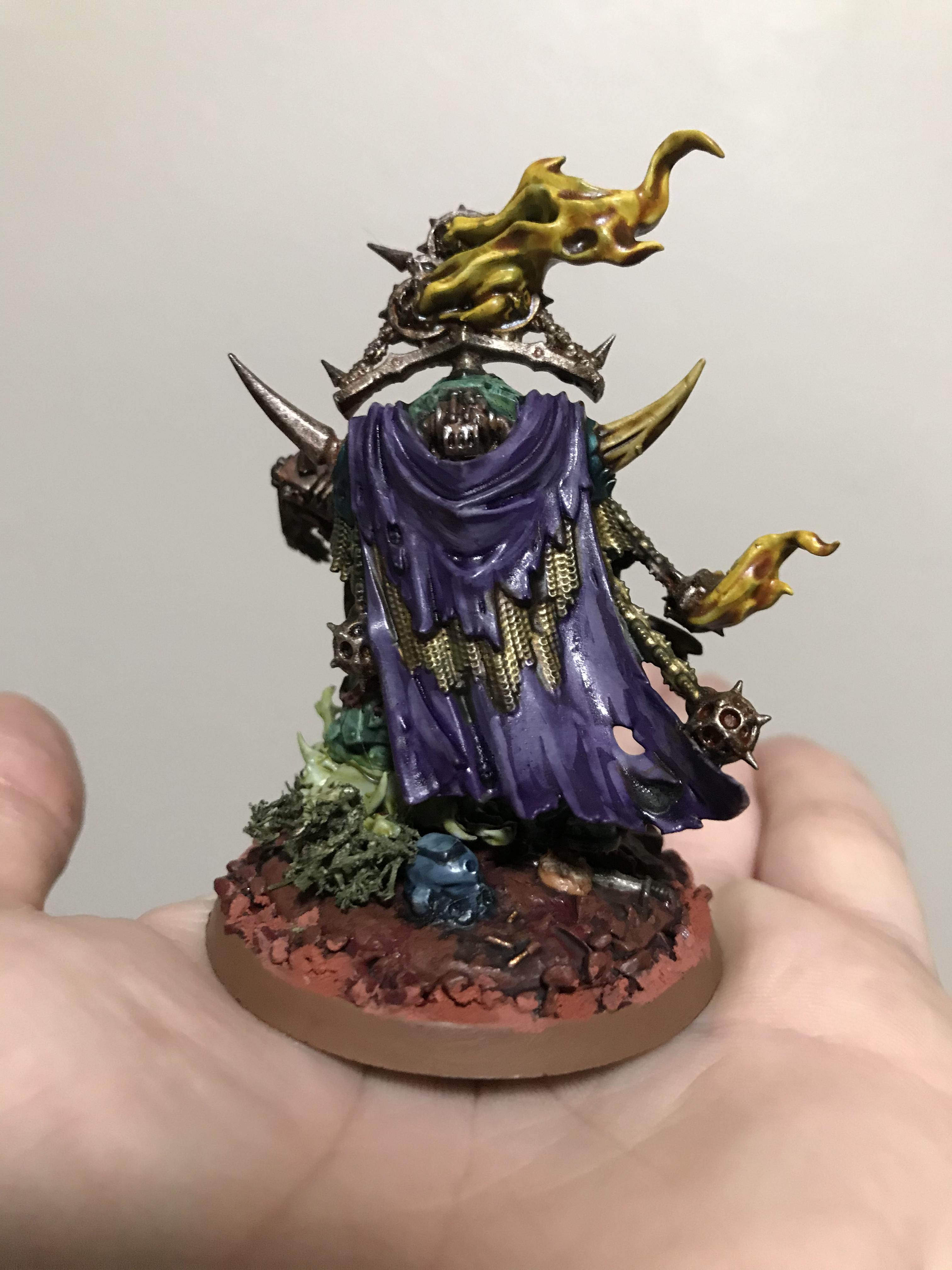 Chaos, Chaos Space Marines, Contrast Paint, Conversion, Cthulhu, Death Guard, Evil, Green, Nurgle, Putrid, Scratch Build, Warhammer 40,000