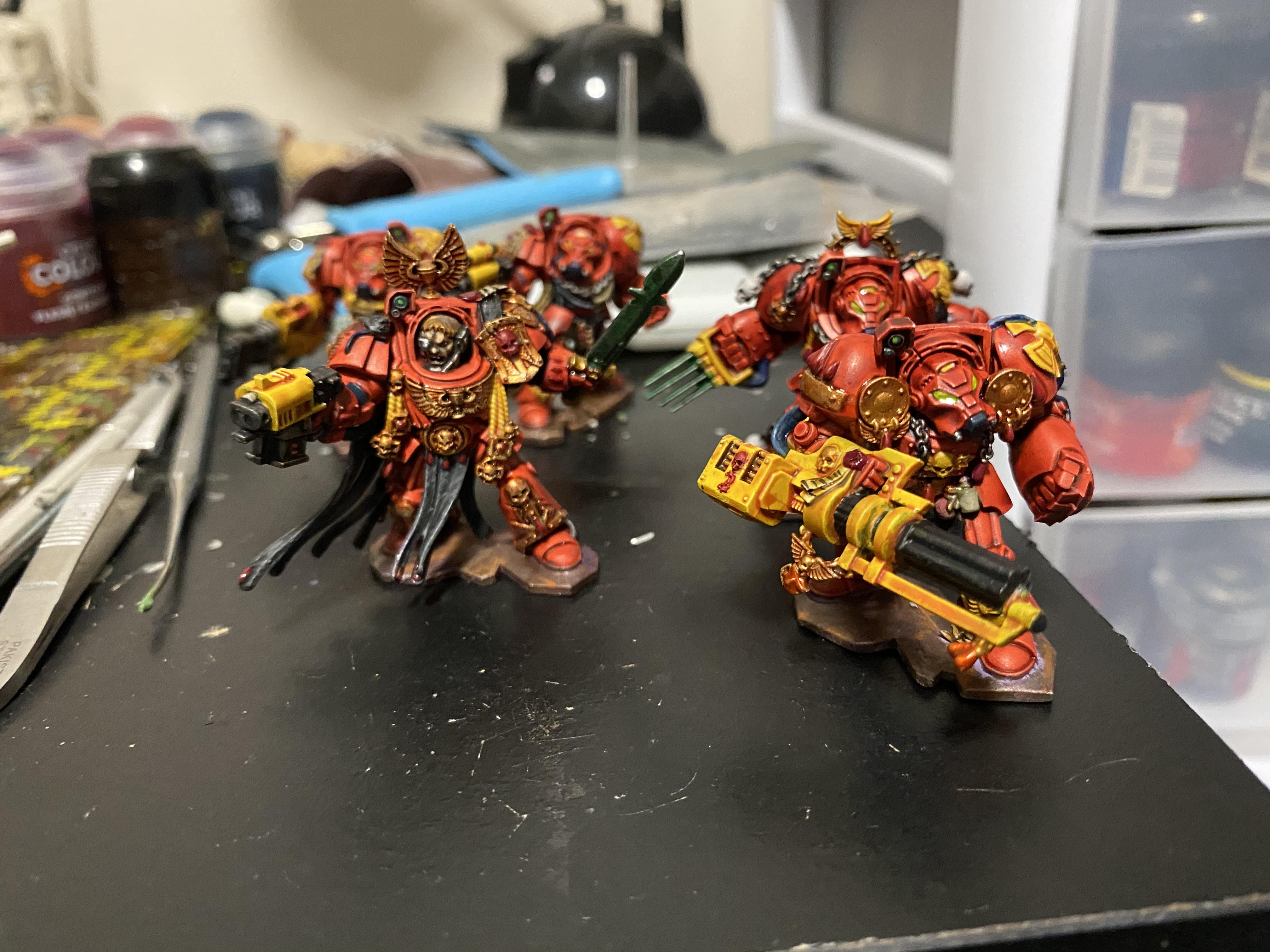 Blood Angels, Contrast Paint, Gold, Red, Space Hulk, Space Marines, Warhammer 40,000, Yellow