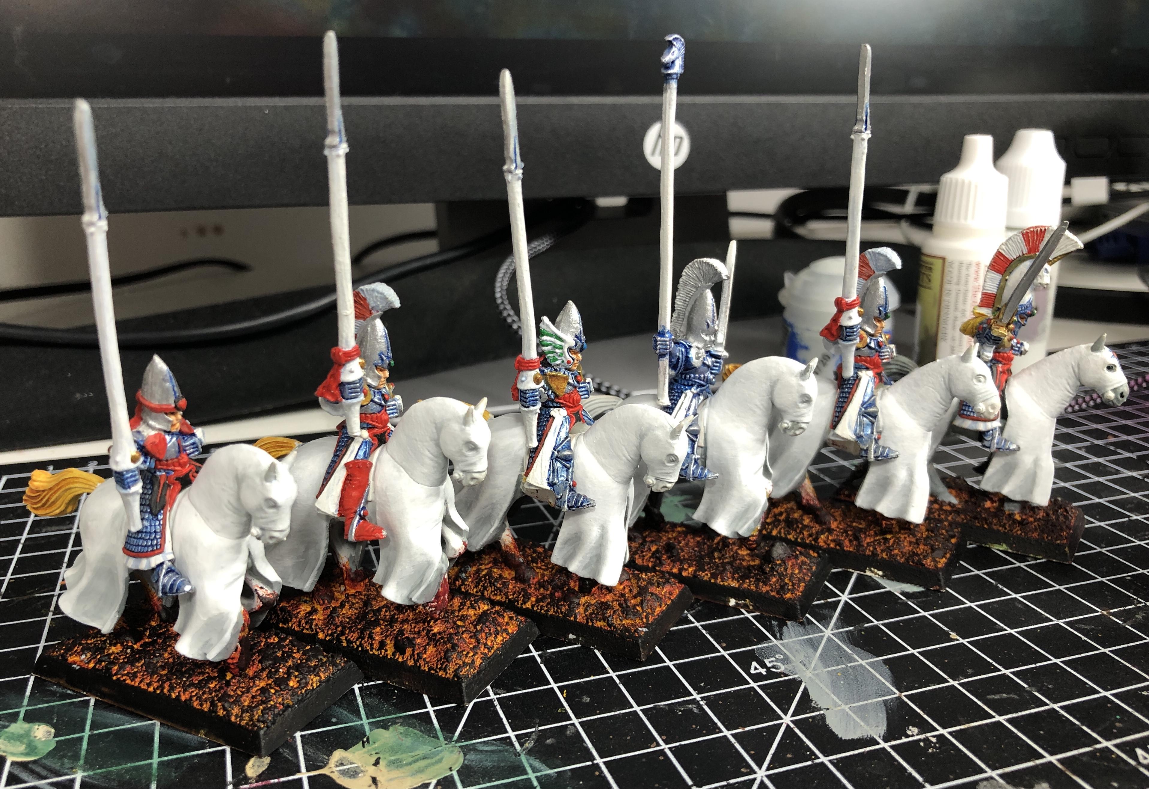 4th Edition, 5th Edition, Champion, High Elves, Silver Helms, Standard Bearer, Warhammer Fantasy