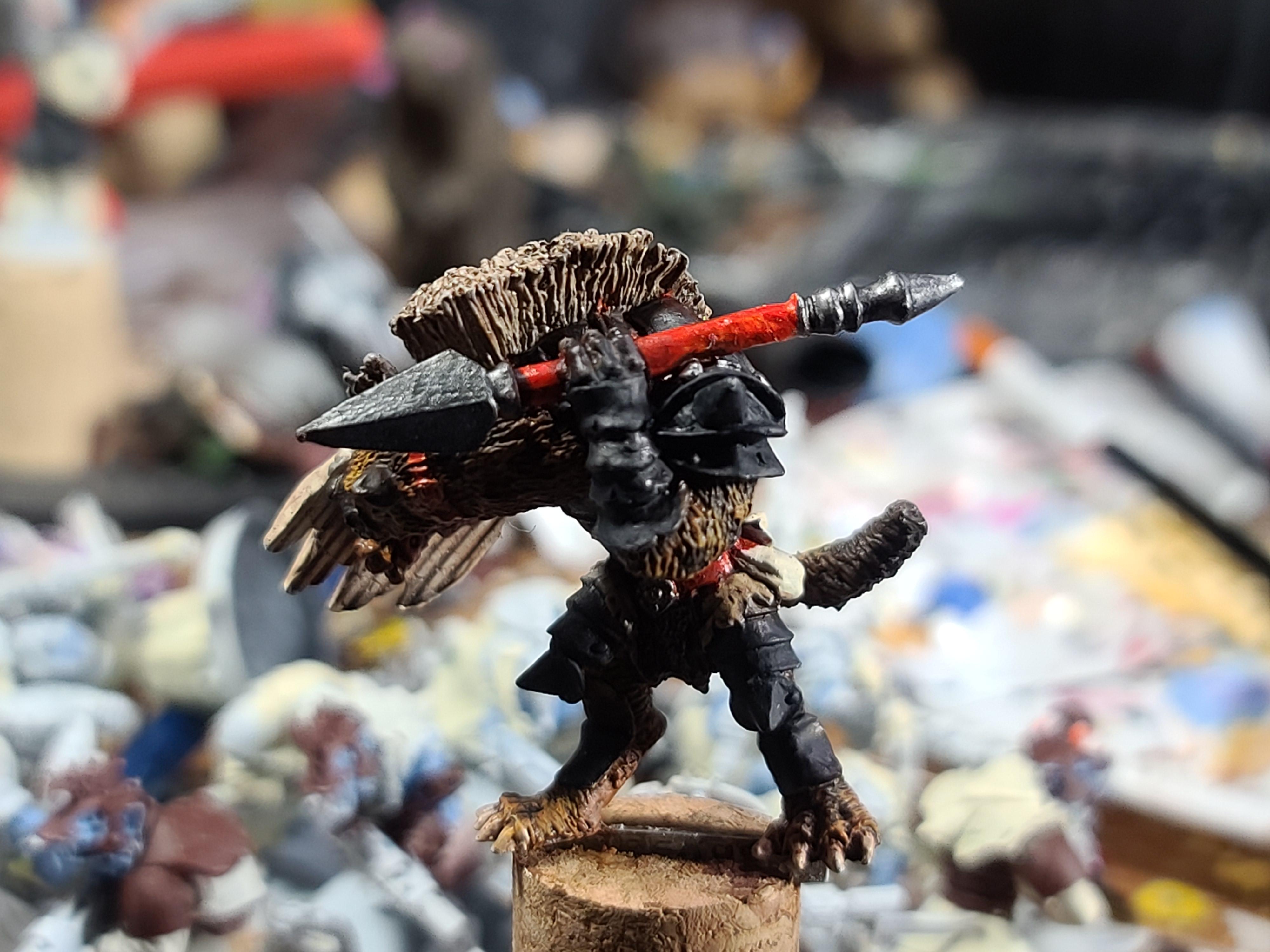 Gnoll, Hyena, Reaper Miniatures, Spearman