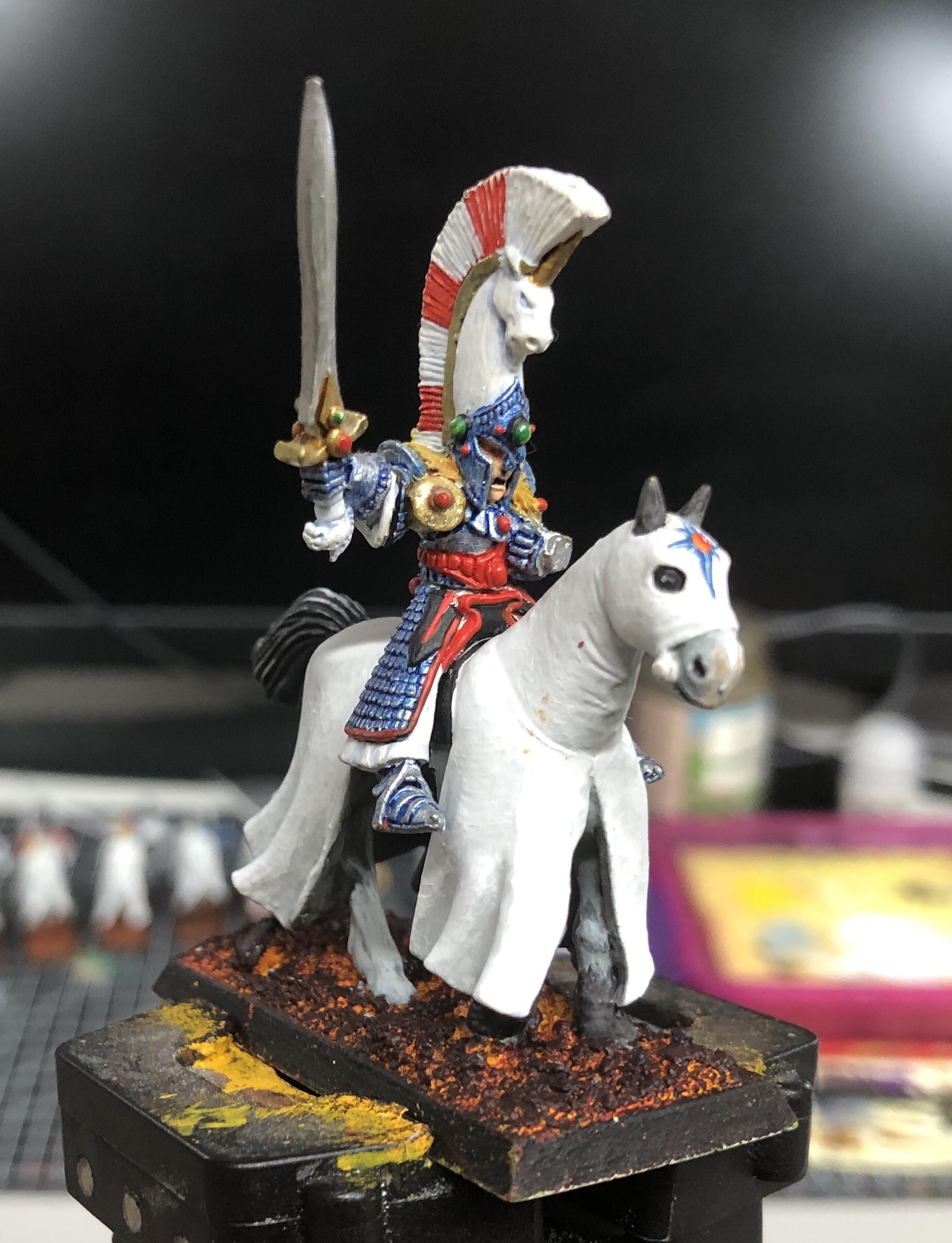 4th Edition, 5th Edition, Champion, High Elves, Silver Helms, Warhammer Fantasy