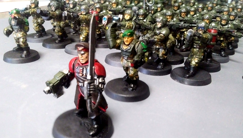 Astra Militarum, Company, Company Commander, Fedrid, Imperial Guard, Infantry, Platoon