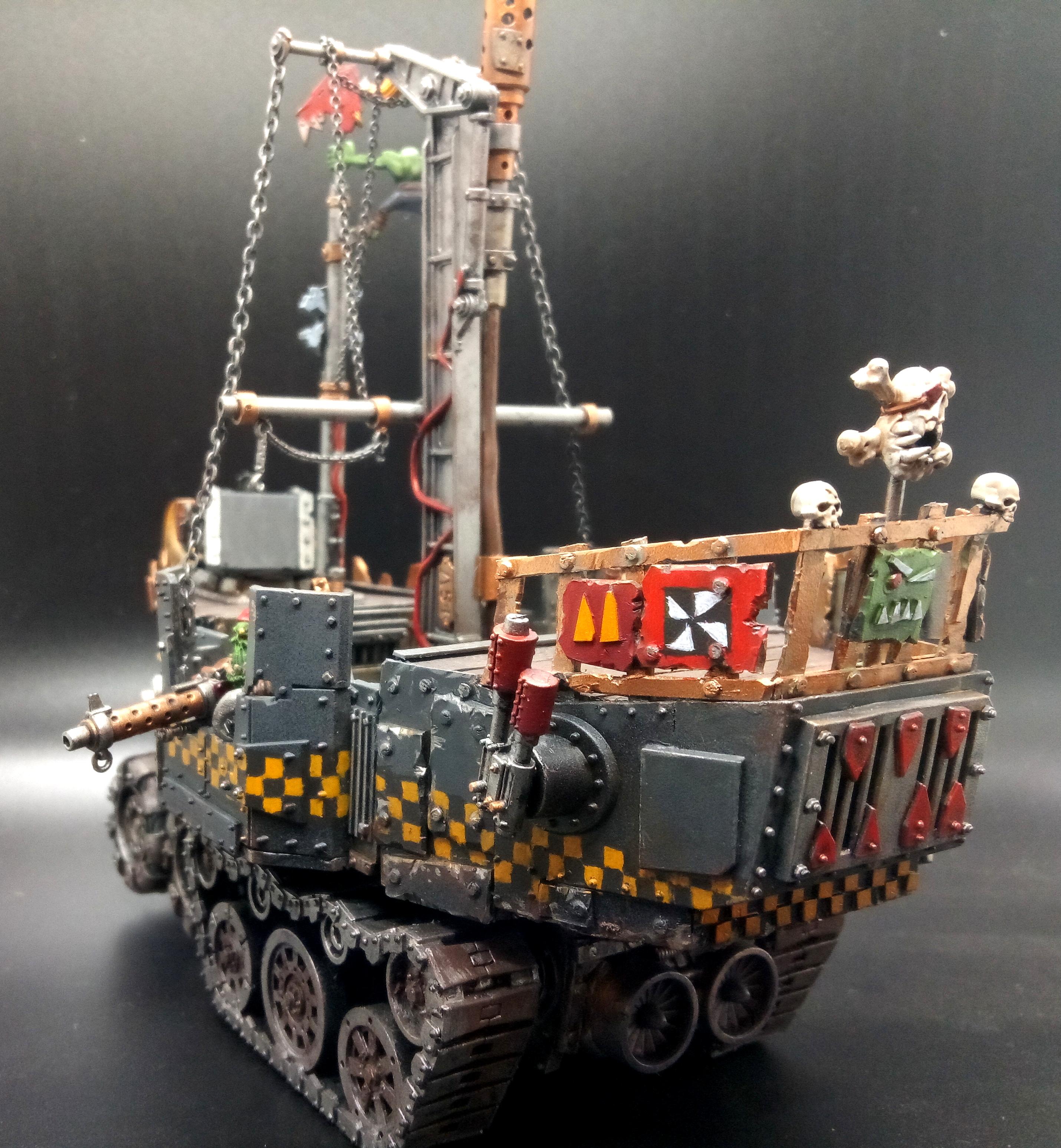 Battlewagon, Boat, Conversion, Freebooter, Orks, Ship