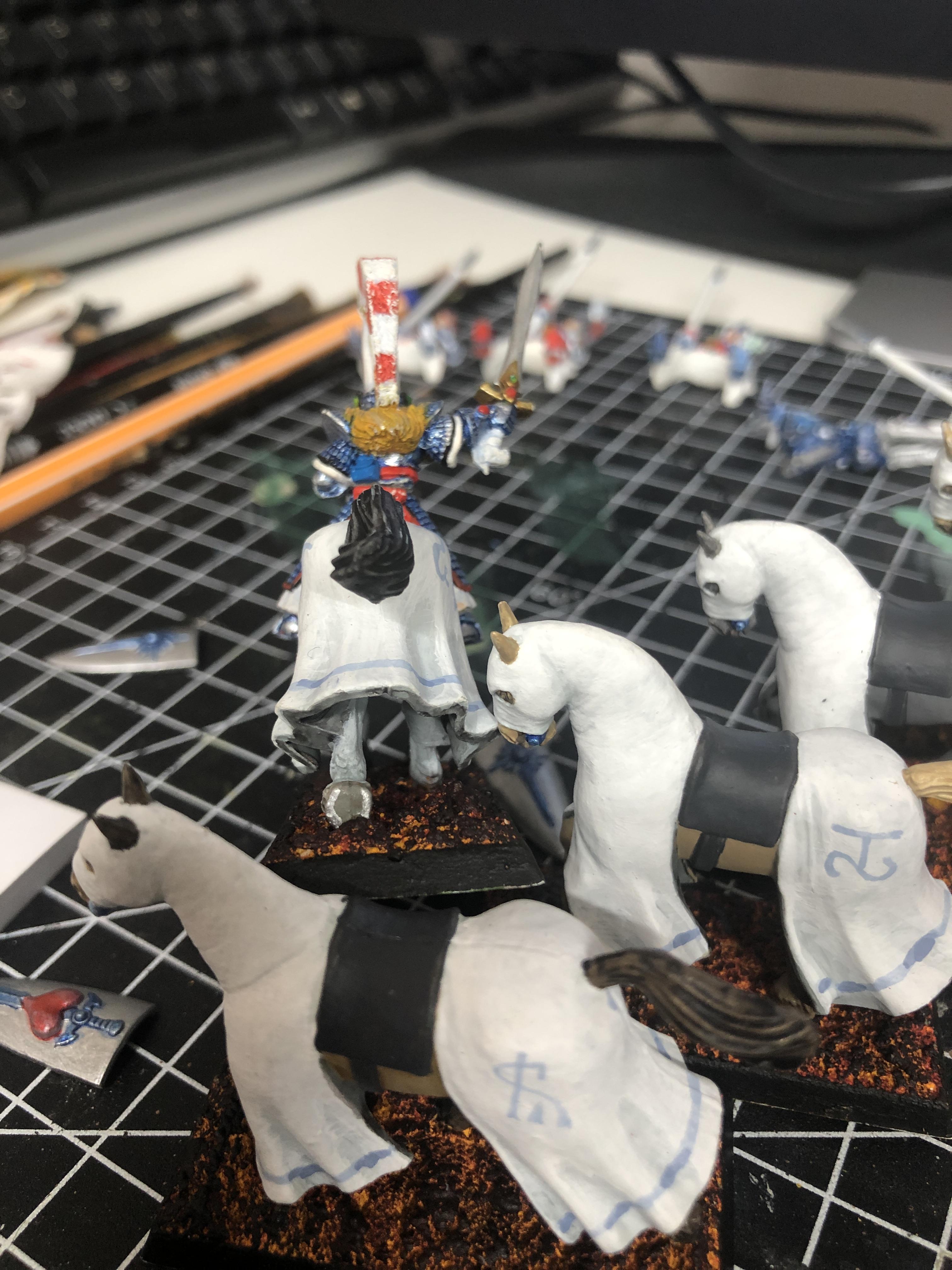 4th Edition, 5th Edition, High Elves, Silver Helms, Warhammer Fantasy, Work In Progress