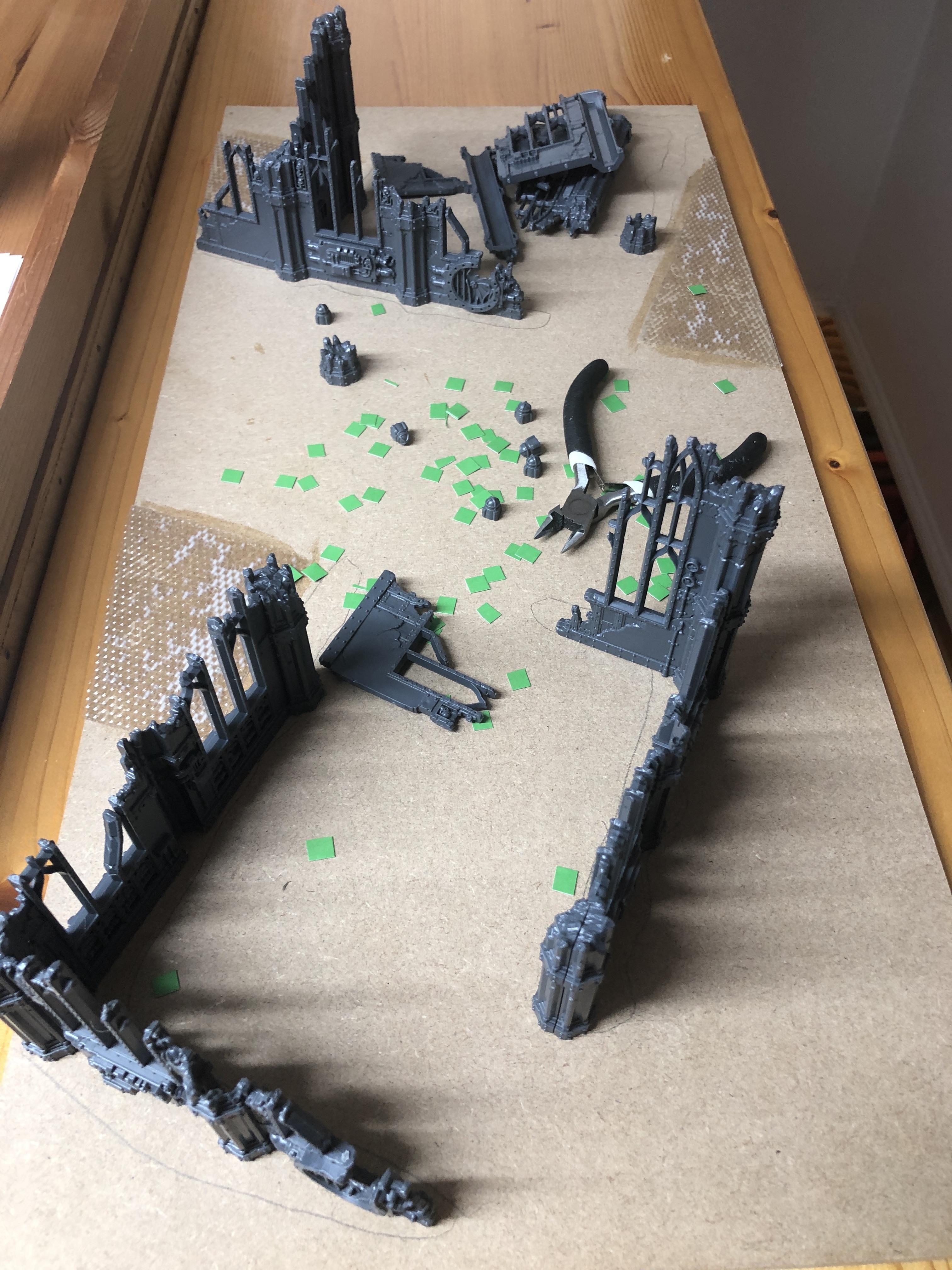 Ruins, Sector Imperialis, Warhammer 40,000, Work In Progress