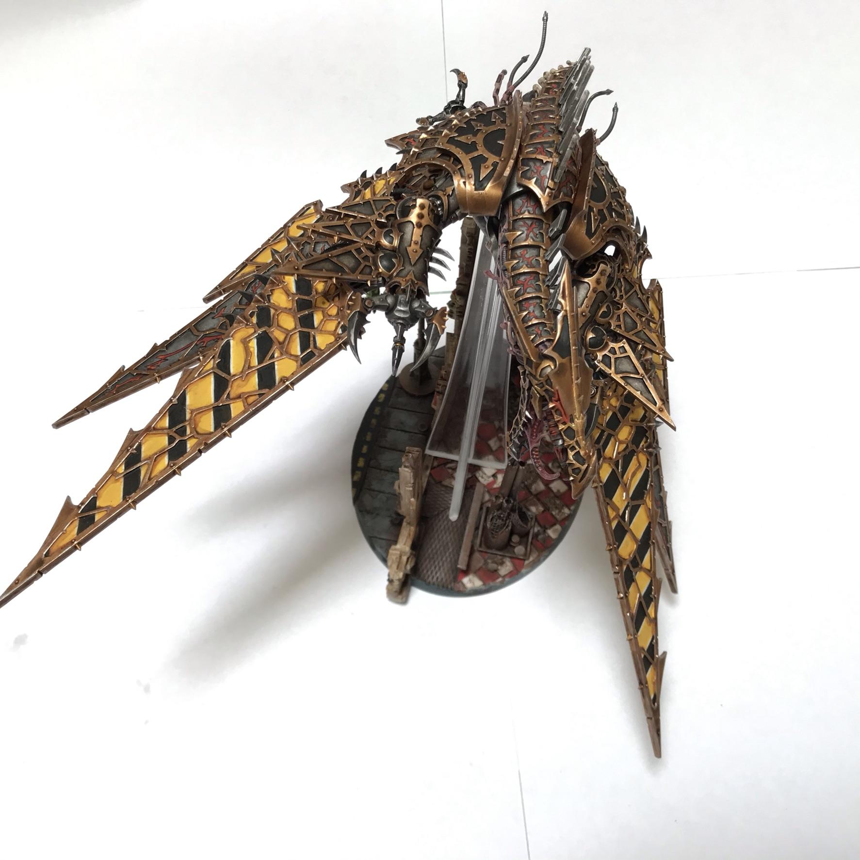 Chaos, Flyer, Hazard Stripes, Heldrake, Iron Warriors