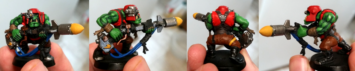 Evil Sunz, Greenskin, Greenskins, Missile Launcher, Orks, Rokkit Launcha, Tankbustas, Warhammer 40,000