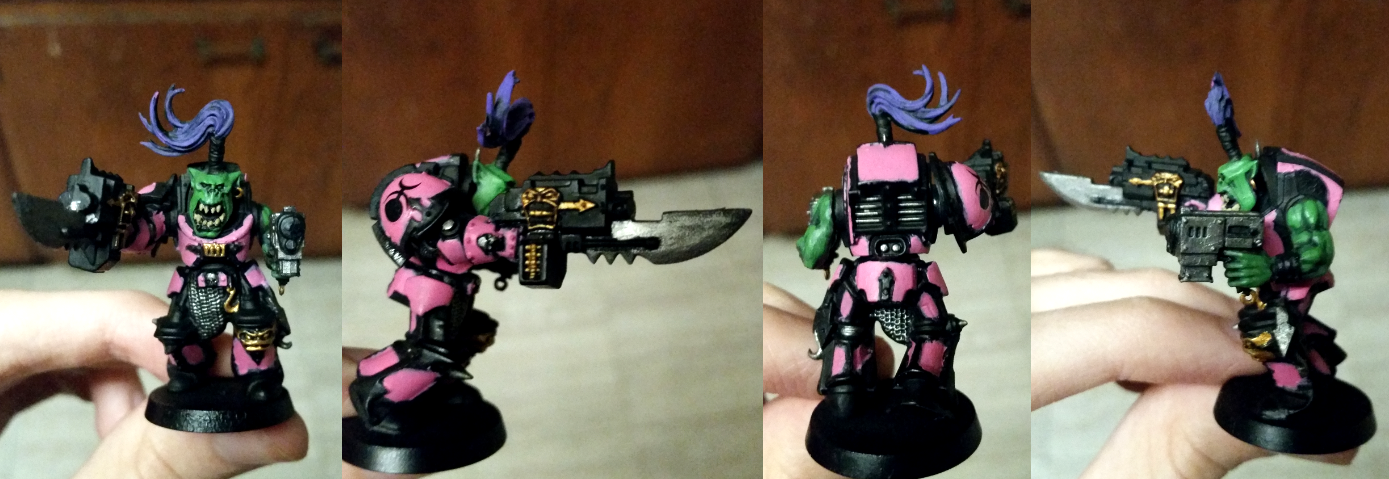 Conversion, Greenskins, Kitbash, Noise Marines, Orks, Slaanesh, Warhammer 40,000