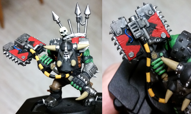 Goff, Goffs, Greenskins, Kitbash, Nob, Orks, Warhammer 40,000