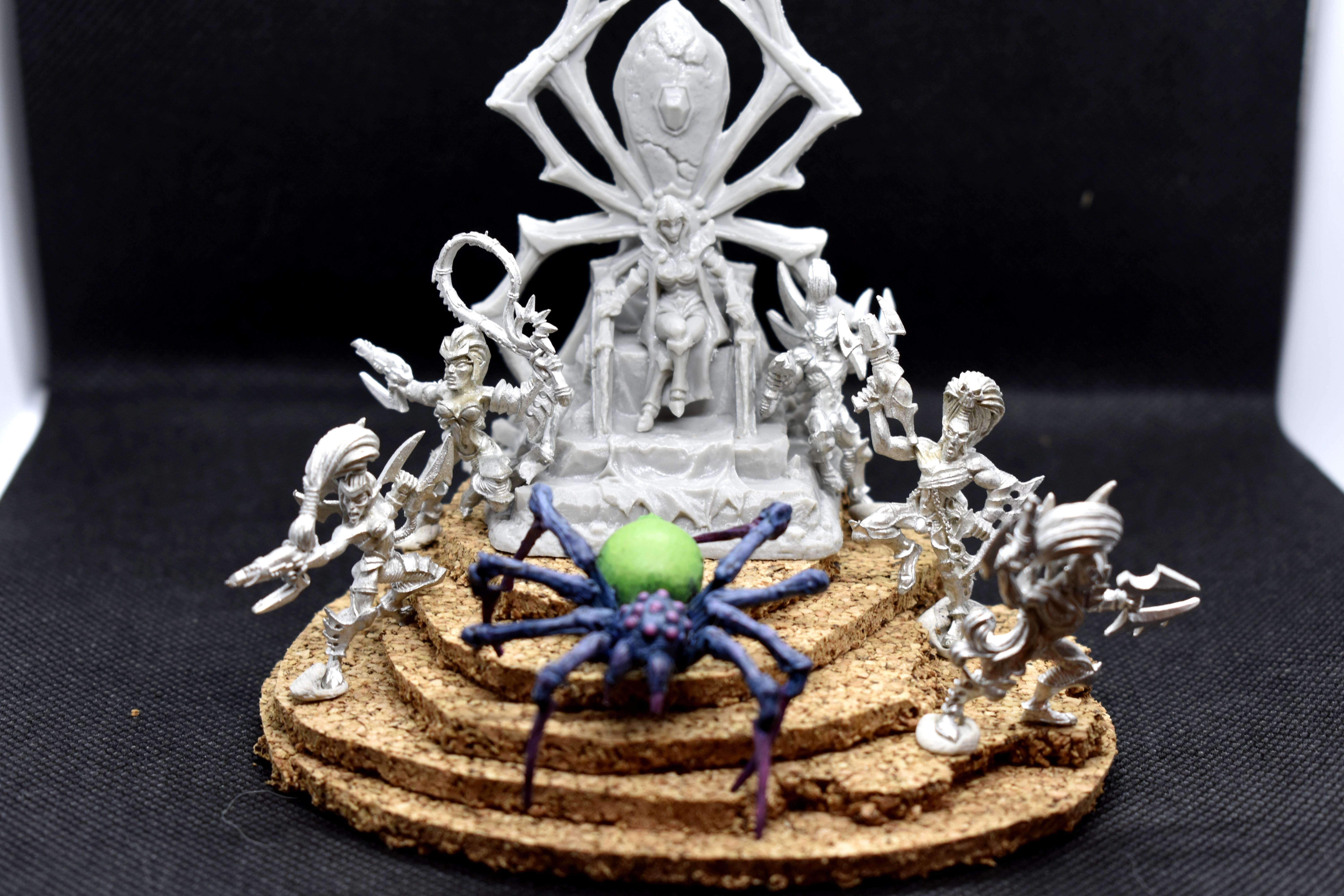 Dark Eldar, Dark Elves, Queen, Spider, Throne