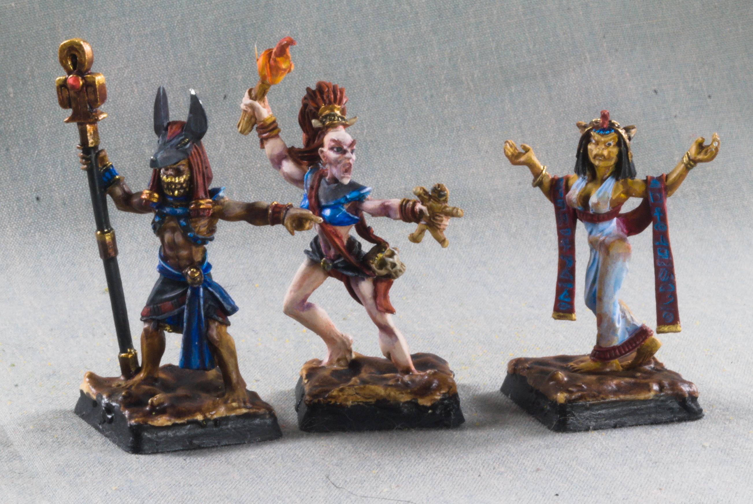 Aegyptus, Asar, Basti, Crocodile Games, Human, Preists, Wargods, Witch