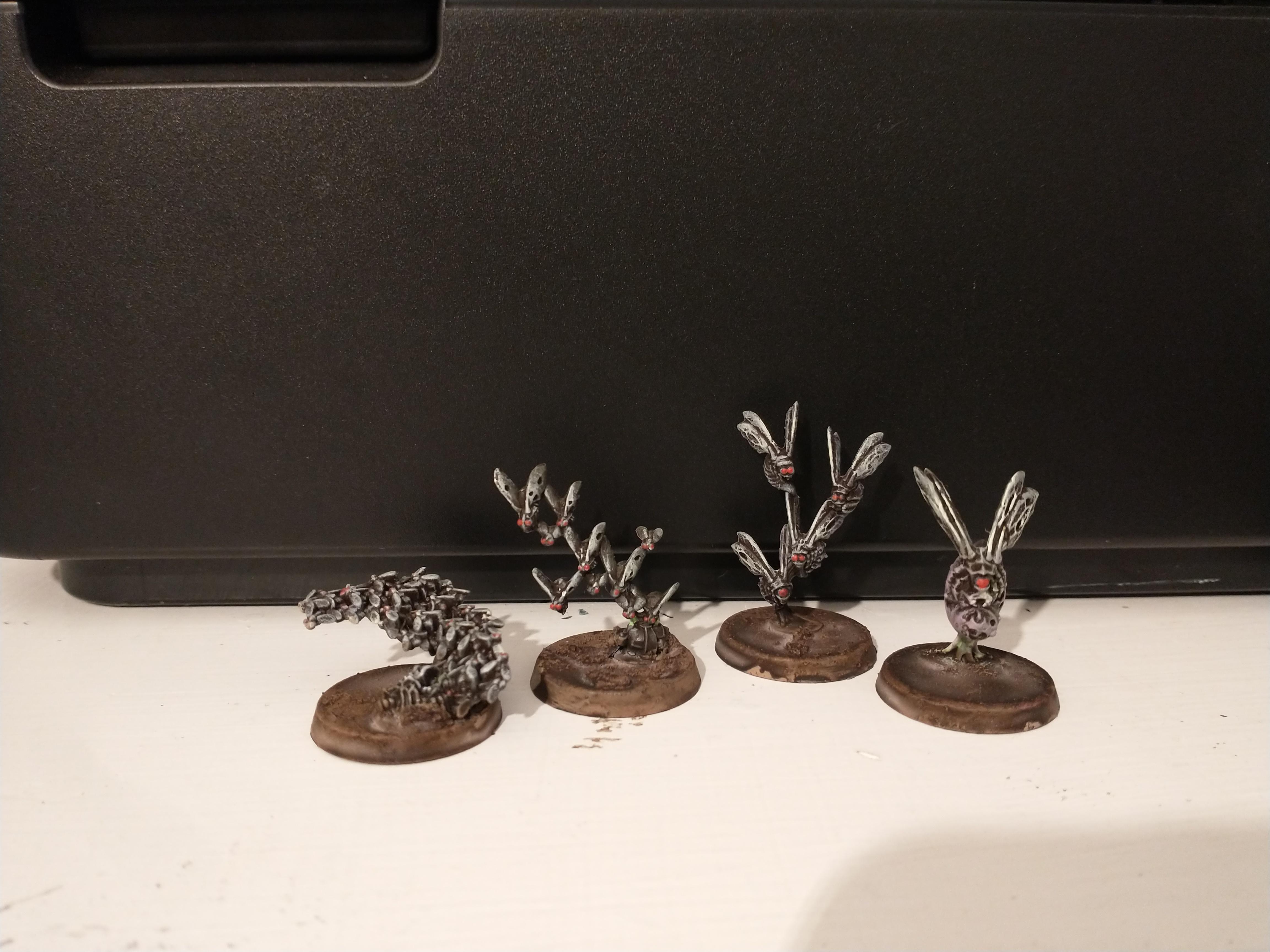 Plague fly swarms