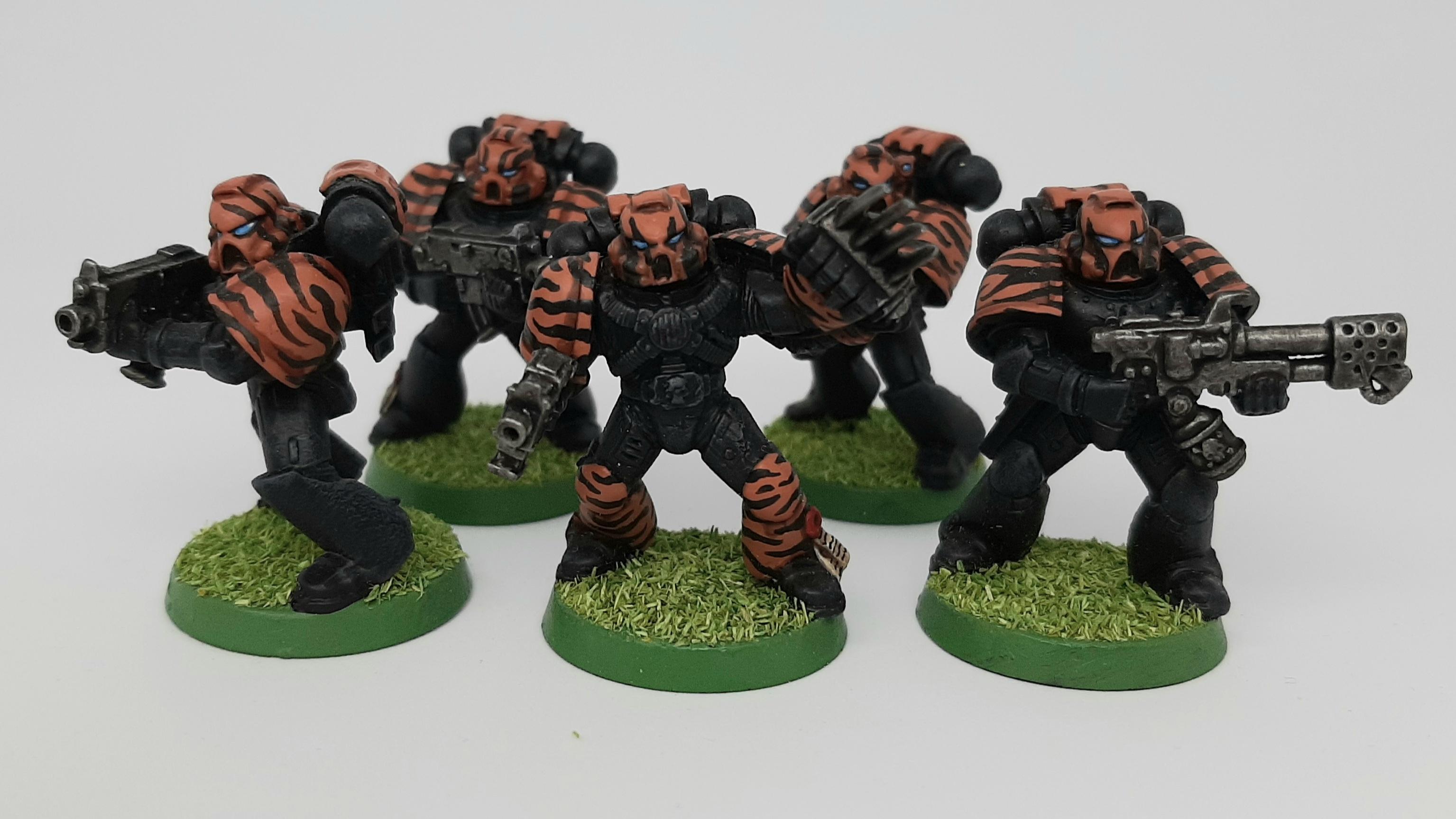 Adeptus, Astartes, Camouflage, Conversion, Custom, Fighting, Forest, Jungle, Kitbash, Space, Space Marines, Tigers, Veda