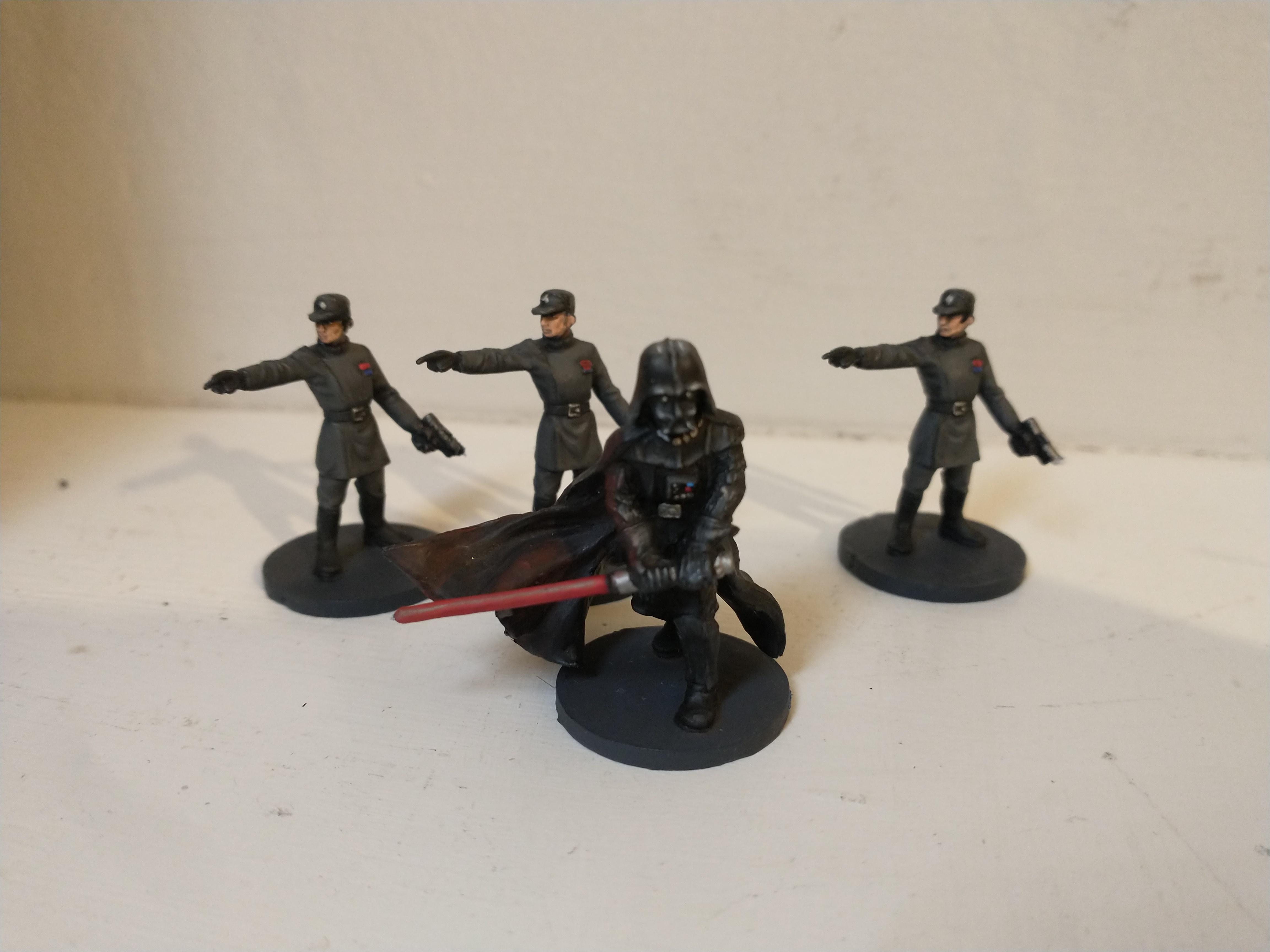 Star Wars, Vader and officers