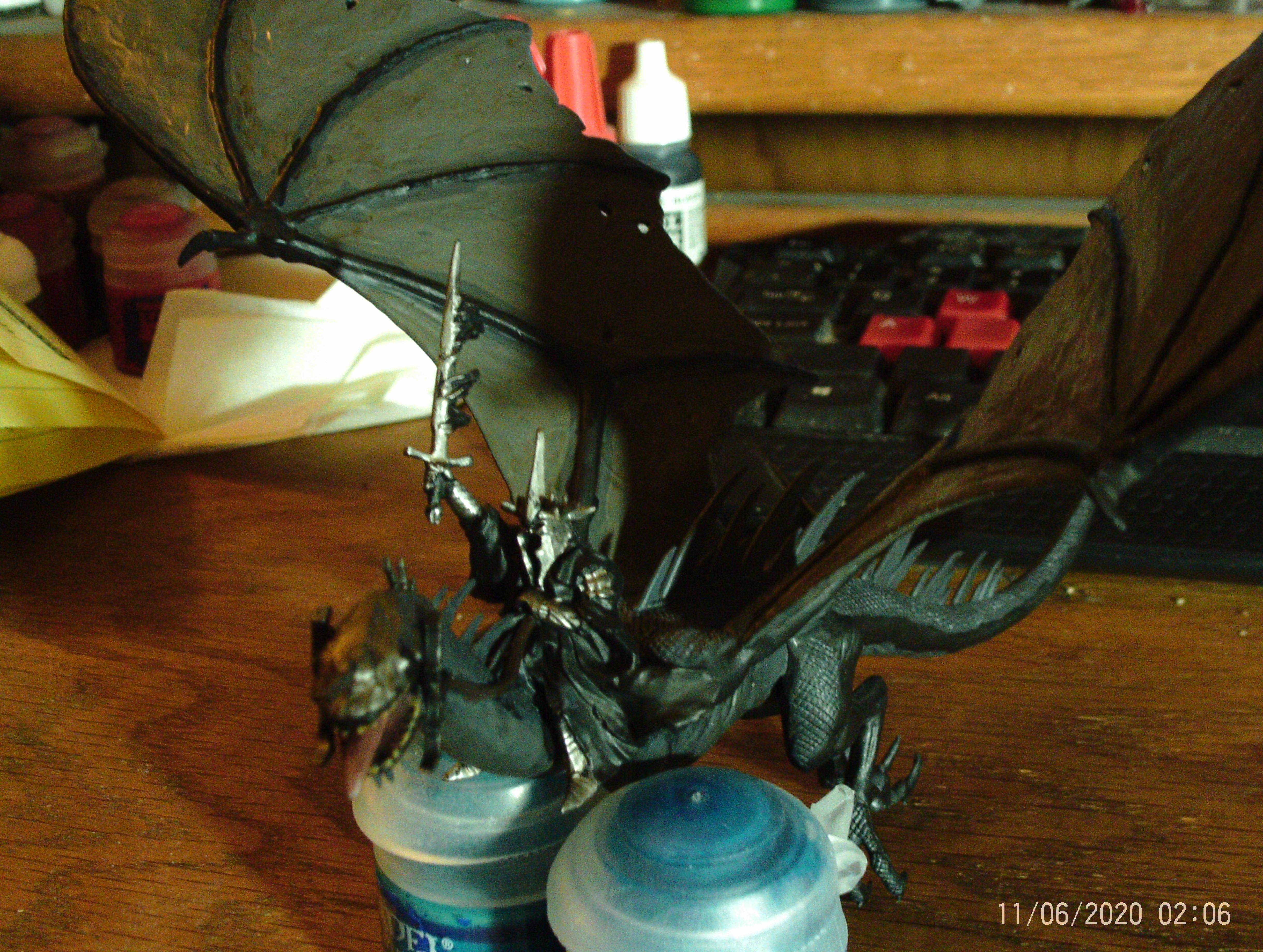 Witch King on Fell Beast WIP 1