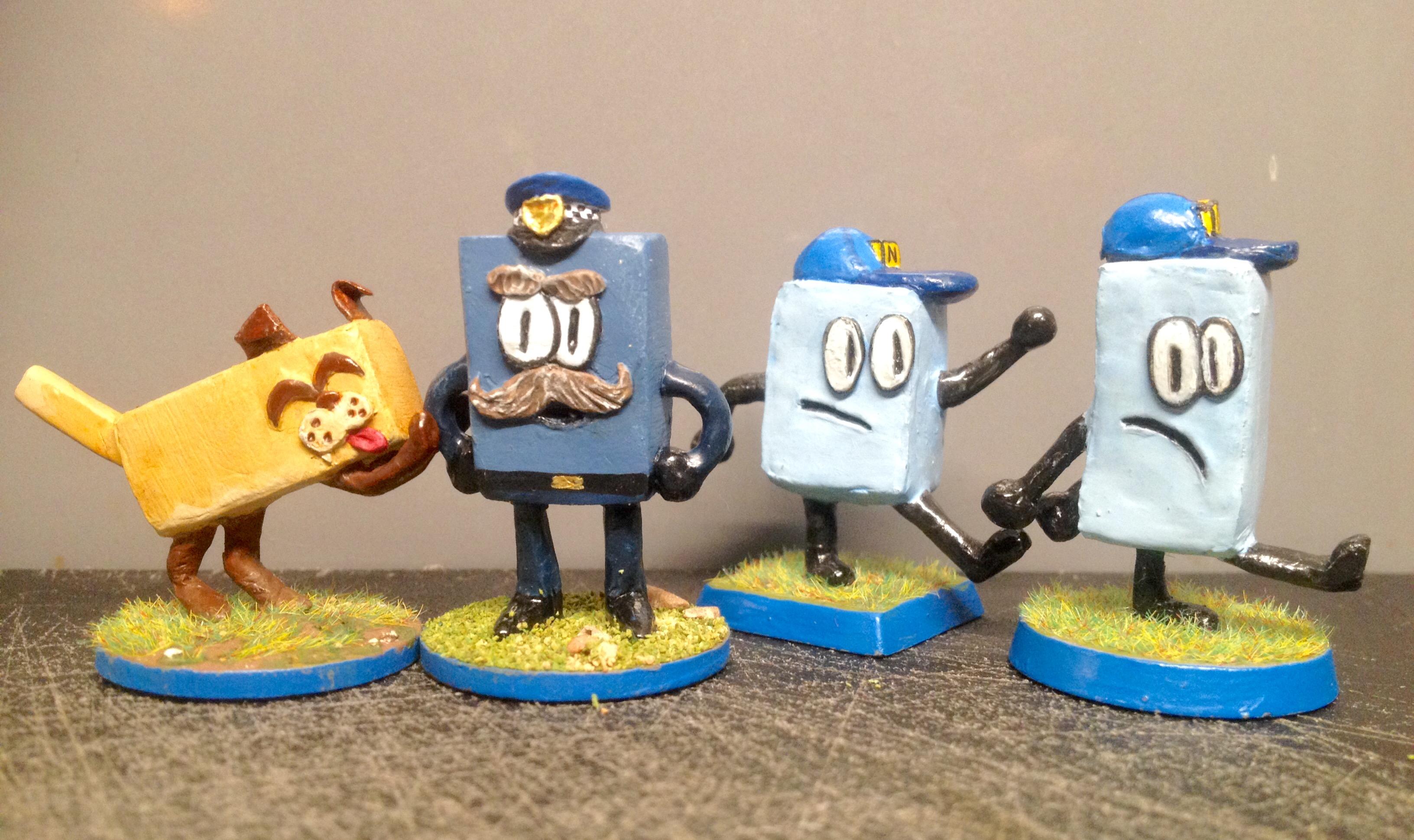 Cartoons, Comedy, Fun, Greenstuff, Humour, Kids, Sculpting, Shapes
