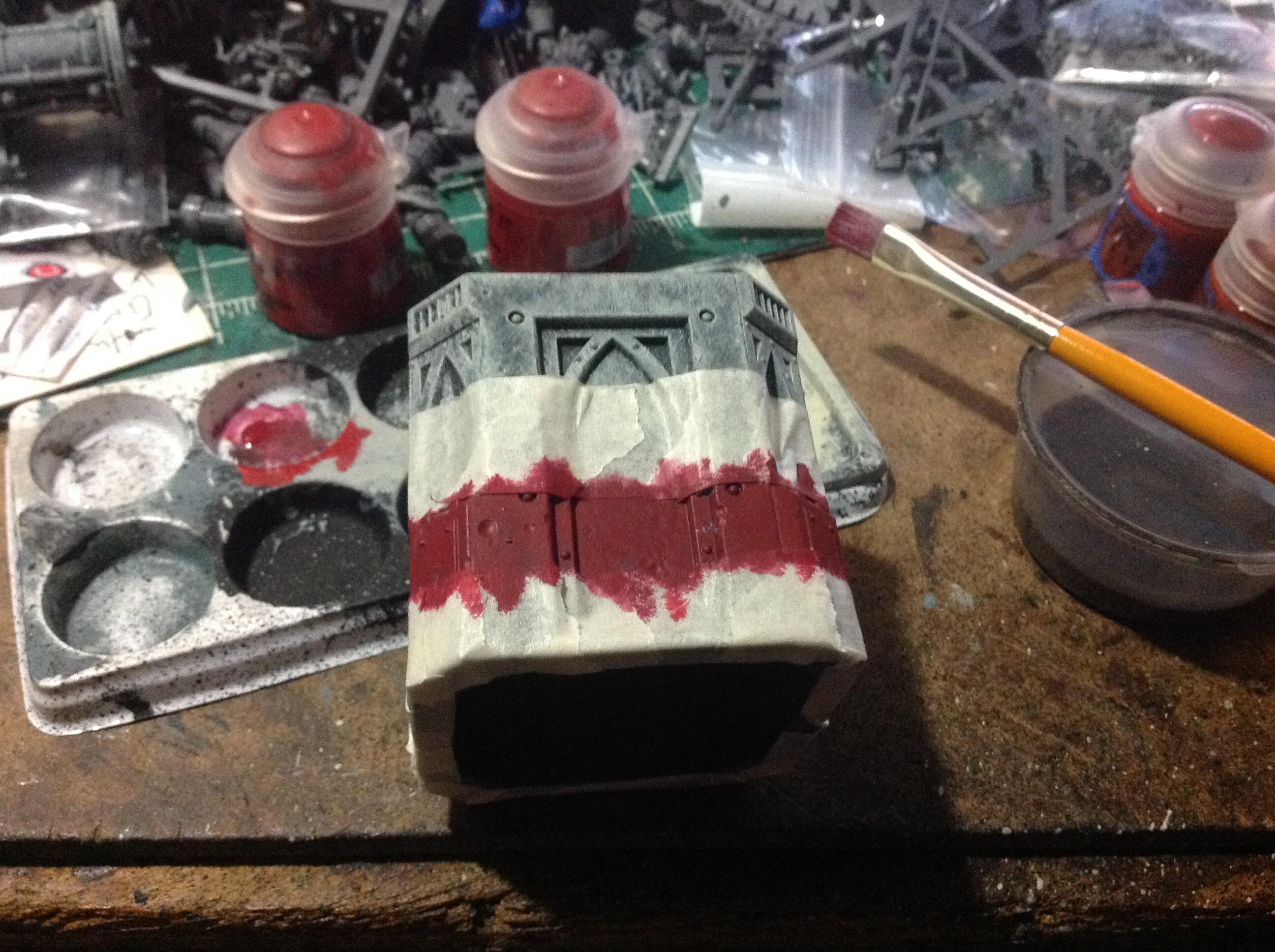 Campaign, Grey, Inquisimunda, Modular, Necromunda, Pip, Pipes, Red, Spacehulk, Terrain, Waaazag, Warhammer 40,000, Work In Progress