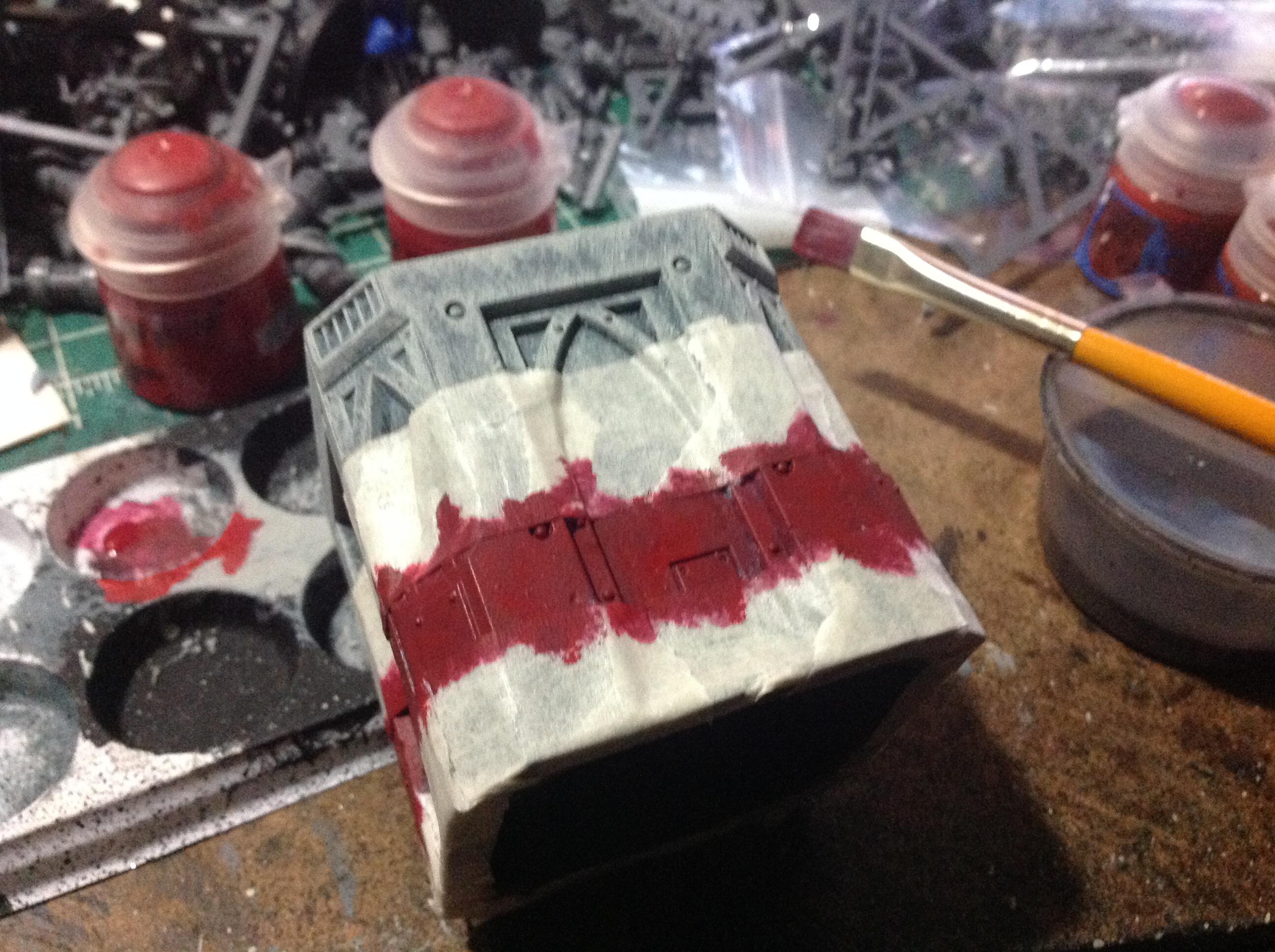 Campaign, Grey, Inquisimunda, Modular, Necromunda, Pip, Pipes, Red, Spacehulk, Terrain, Waaazag, Warhammer 40,000, Work In Progress