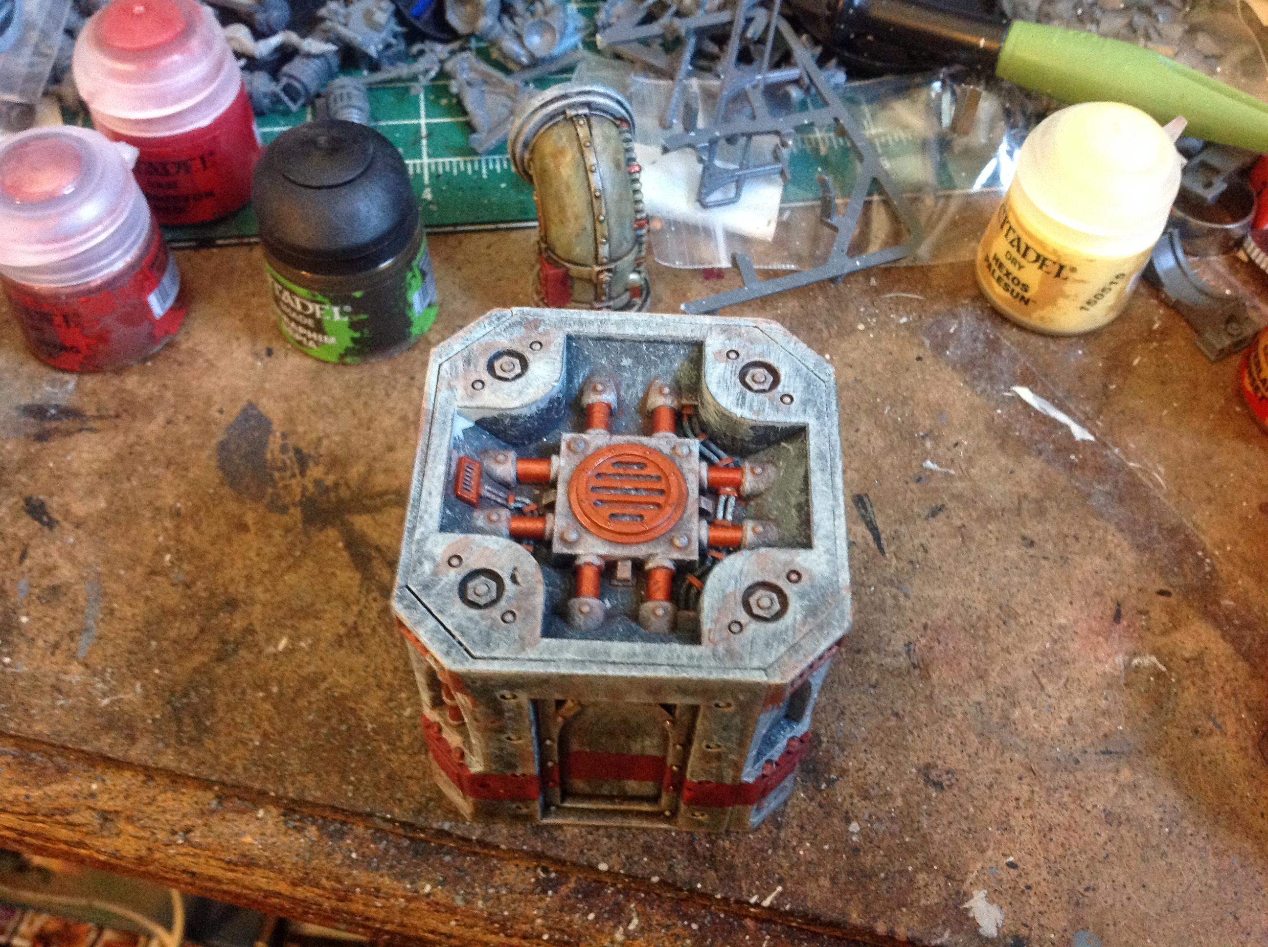 Campaign, Grey, Inquisimunda, Modular, Necromunda, Pip, Pipes, Red, Spacehulk, Terrain, Waaazag, Warhammer 40,000, Work In Progress
