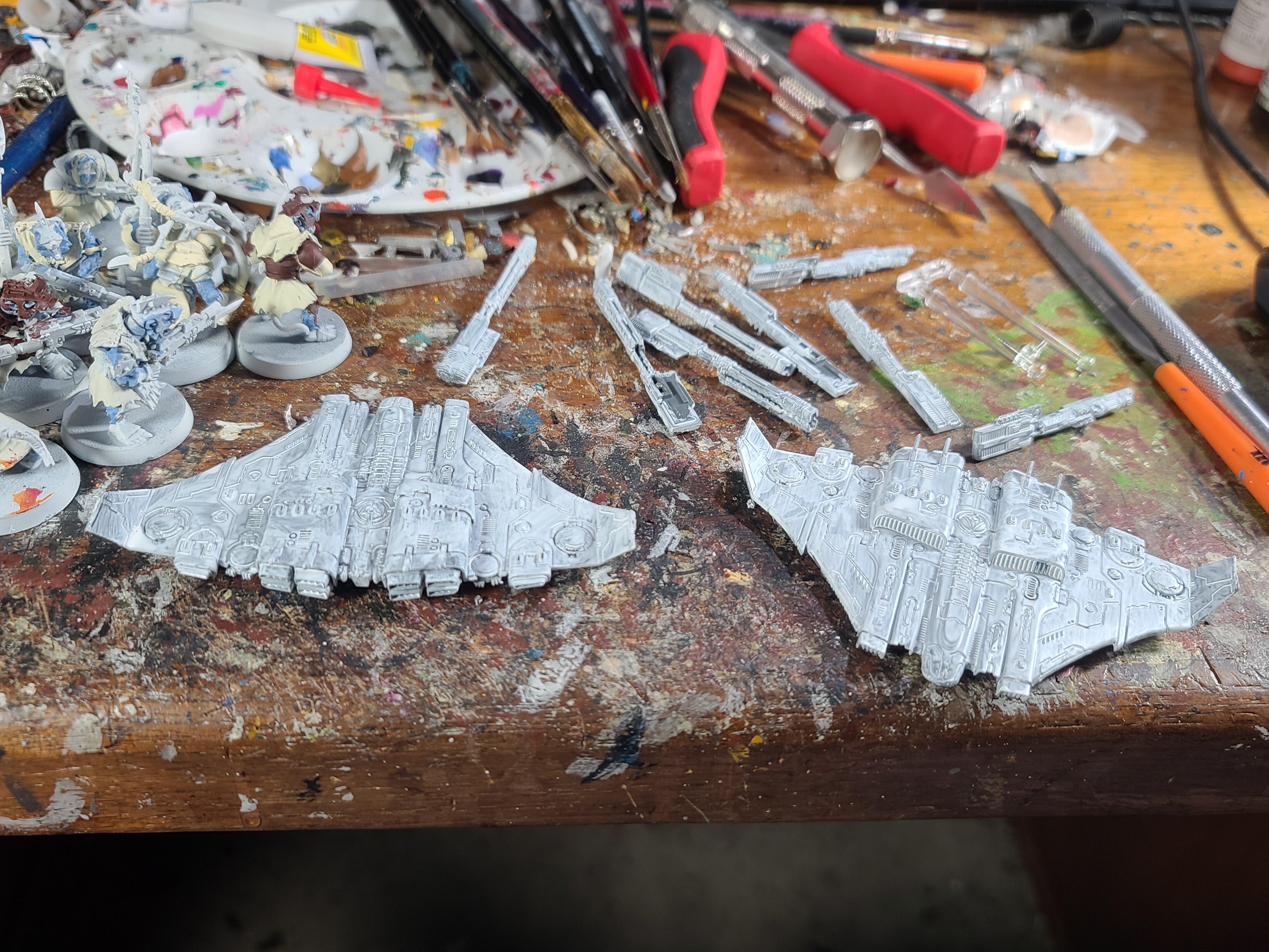 Areonautica Imperialis, Games Workshop, Magnet, Tau, Tigershark Ax-1-0