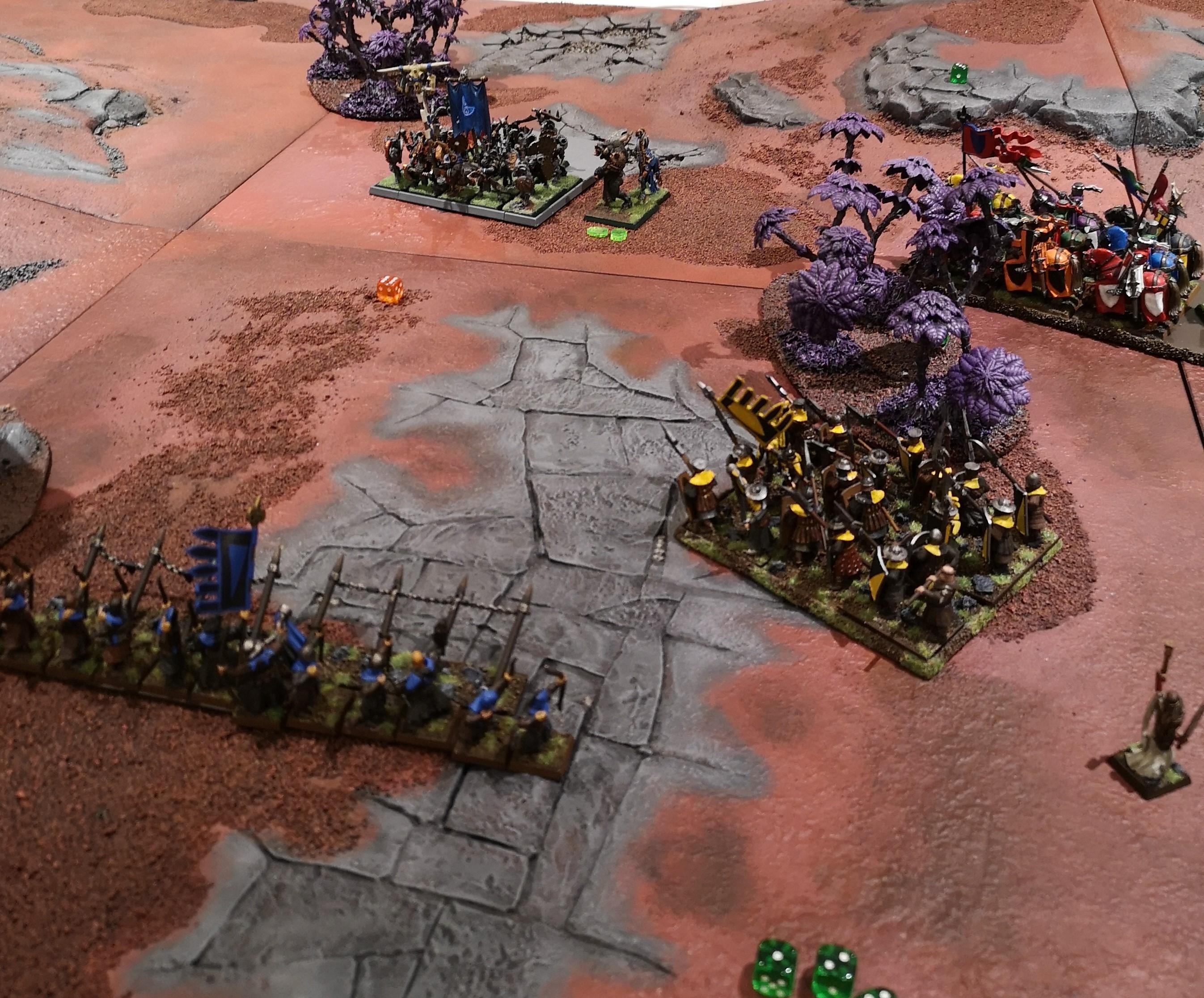 Bretonnians vs Beastmen