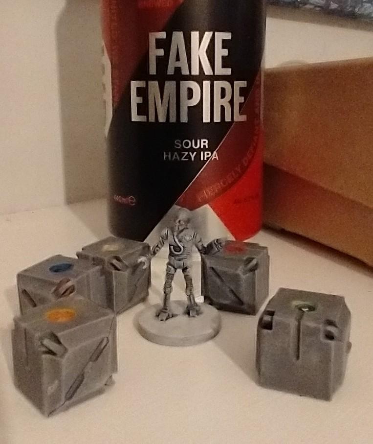 Medbot and crates