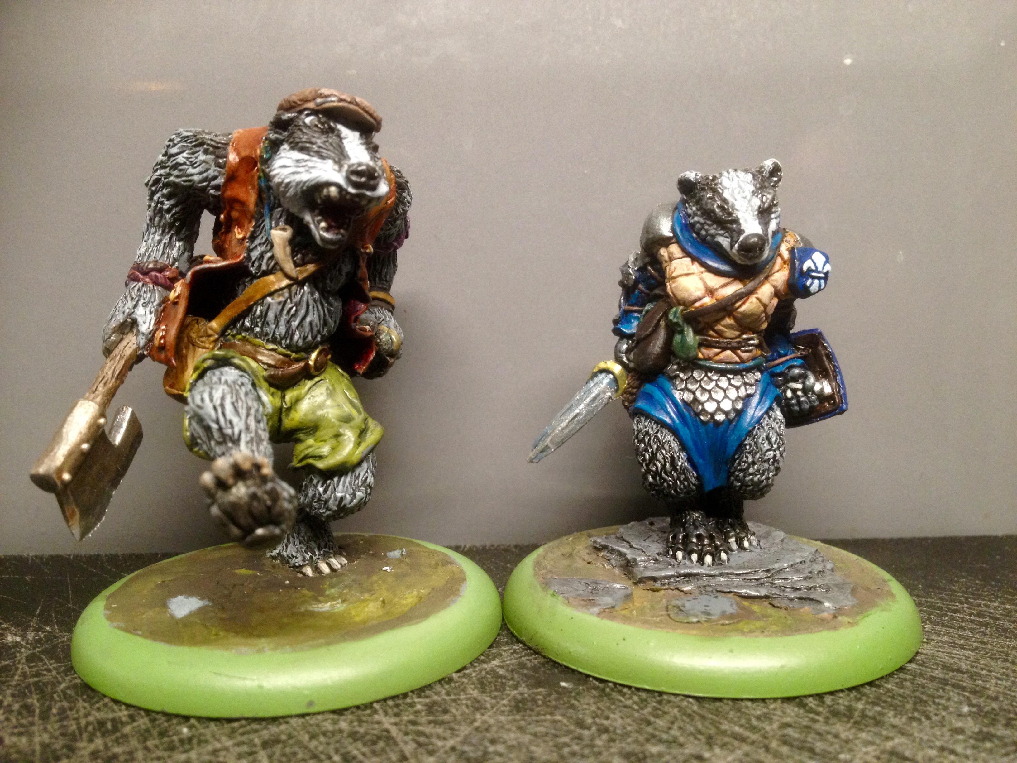 Anthropomorphic Animals, Greenstuff, Sculpting