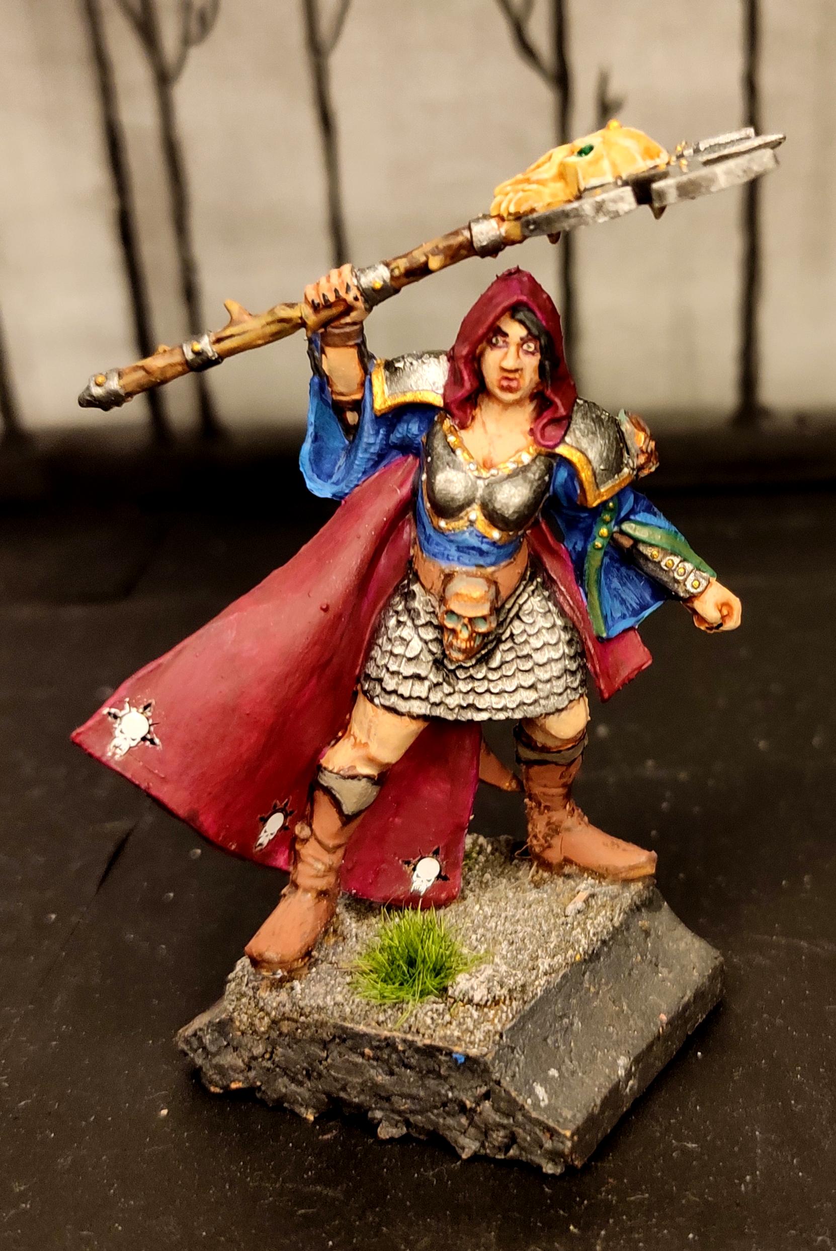 &#1041;&#1080;&#1090;&#1074;&#1099; Fantasy, Conversion, Fantasy Battles, Female, From Russia, Girl, Infantry, Necromancer, Sorceress, Staff, Technolog, Tehnolog, Woman