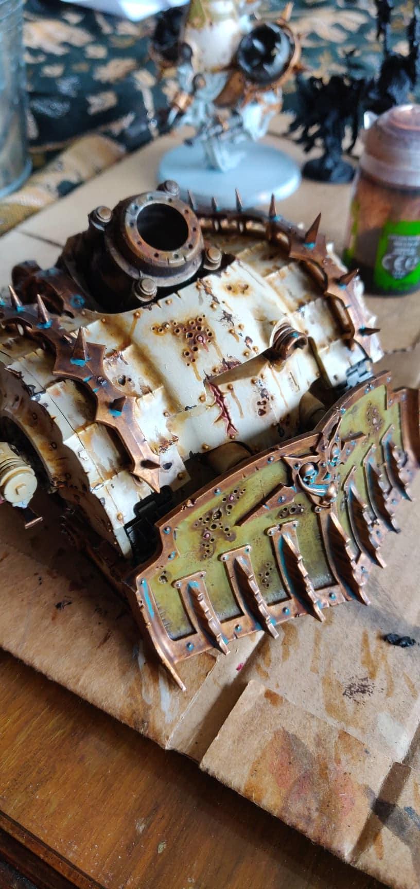 Chaos, Daemons, Death Guard, Legion, Nurgle, Painting, Plagueburst Crawler, Rust, Weather