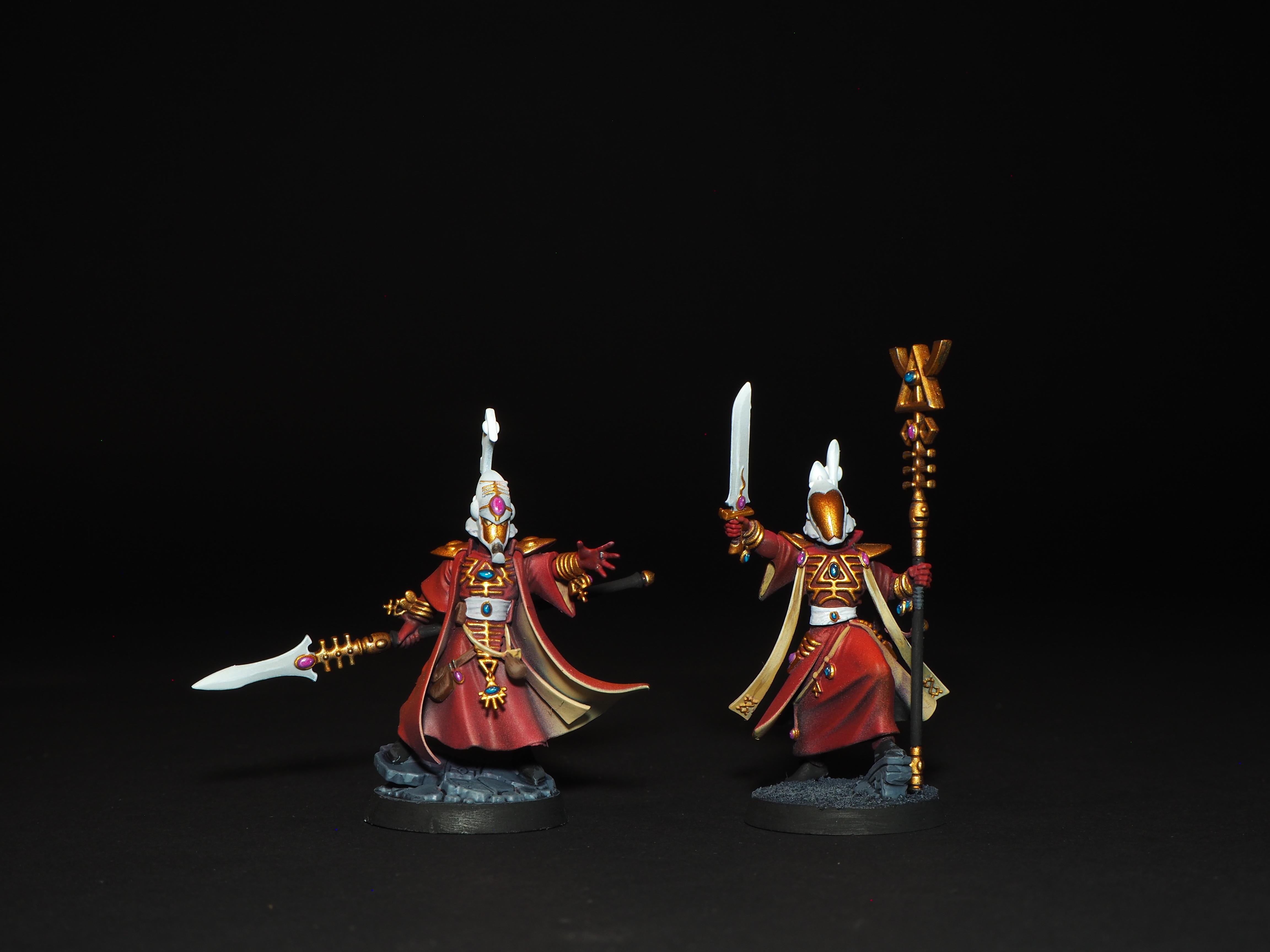 Commissiofantasypainters, Craftworlds, Eldar, Farseer, Warhammer 40,000, Warhammer Fantasy