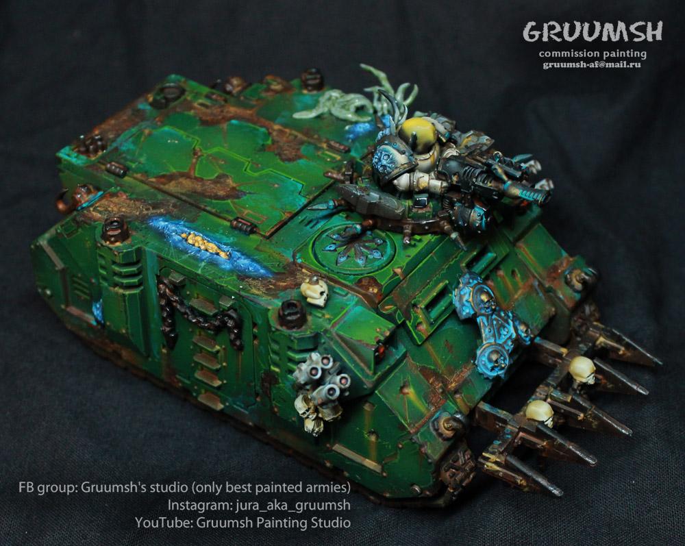 Chaos Space Marines, Death Guard, Nurgle, Rhino