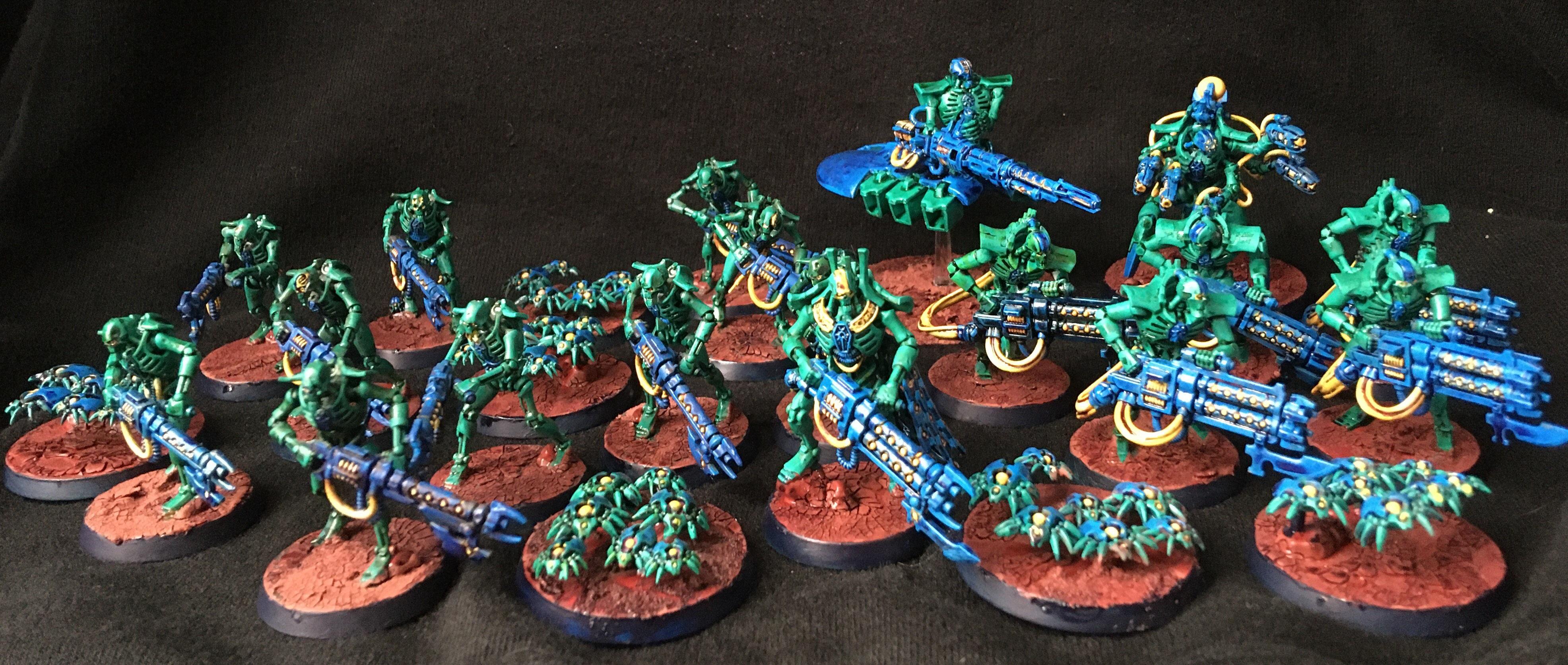Canoptek, Destroyer, Immortal, Lokhust, Necron Warrior, Royal Warden, Scarabs