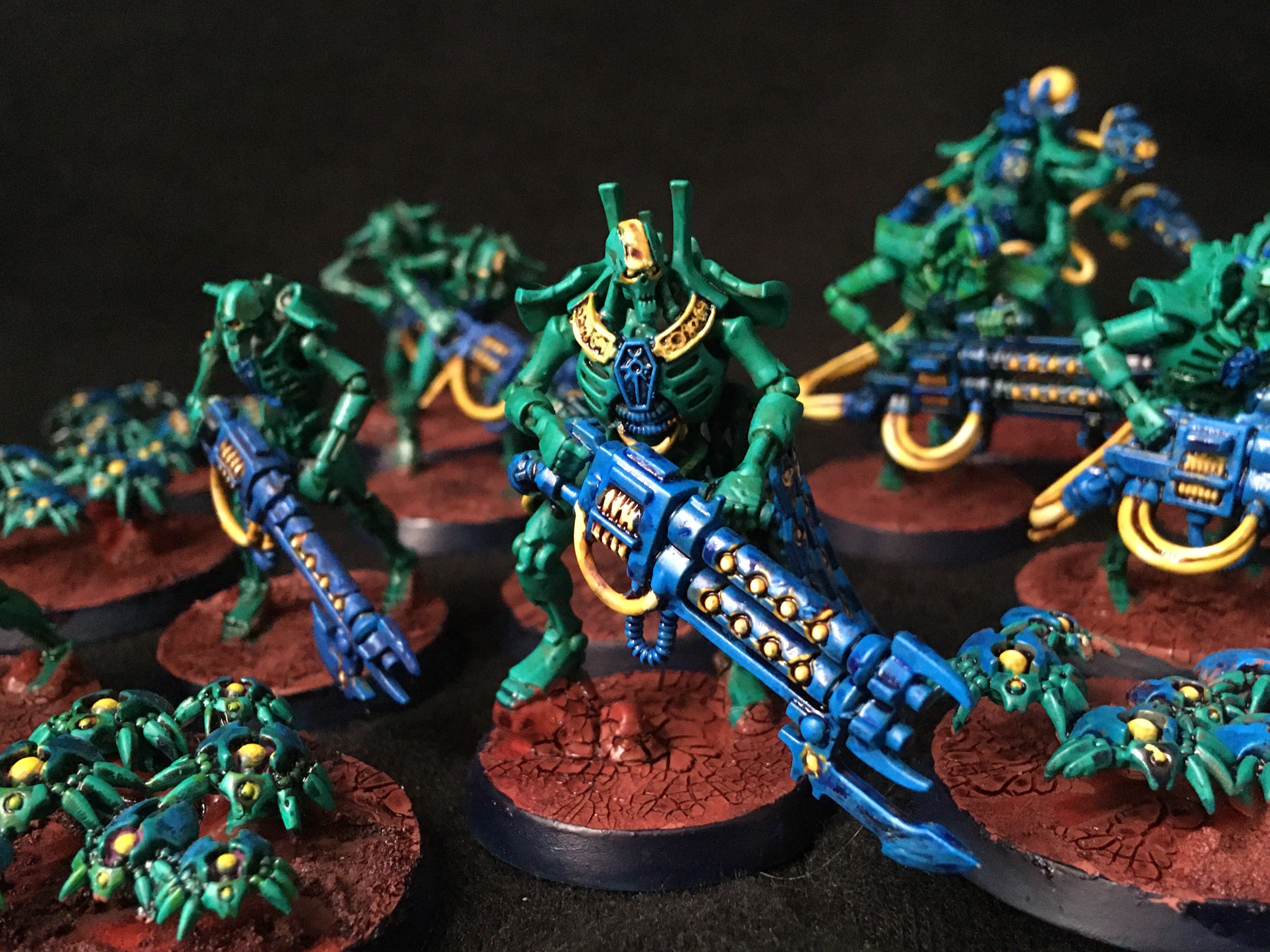 Canoptek, Destroyer, Immortal, Lokhust, Necron Warrior, Necrons, Royal Warden, Scarabs