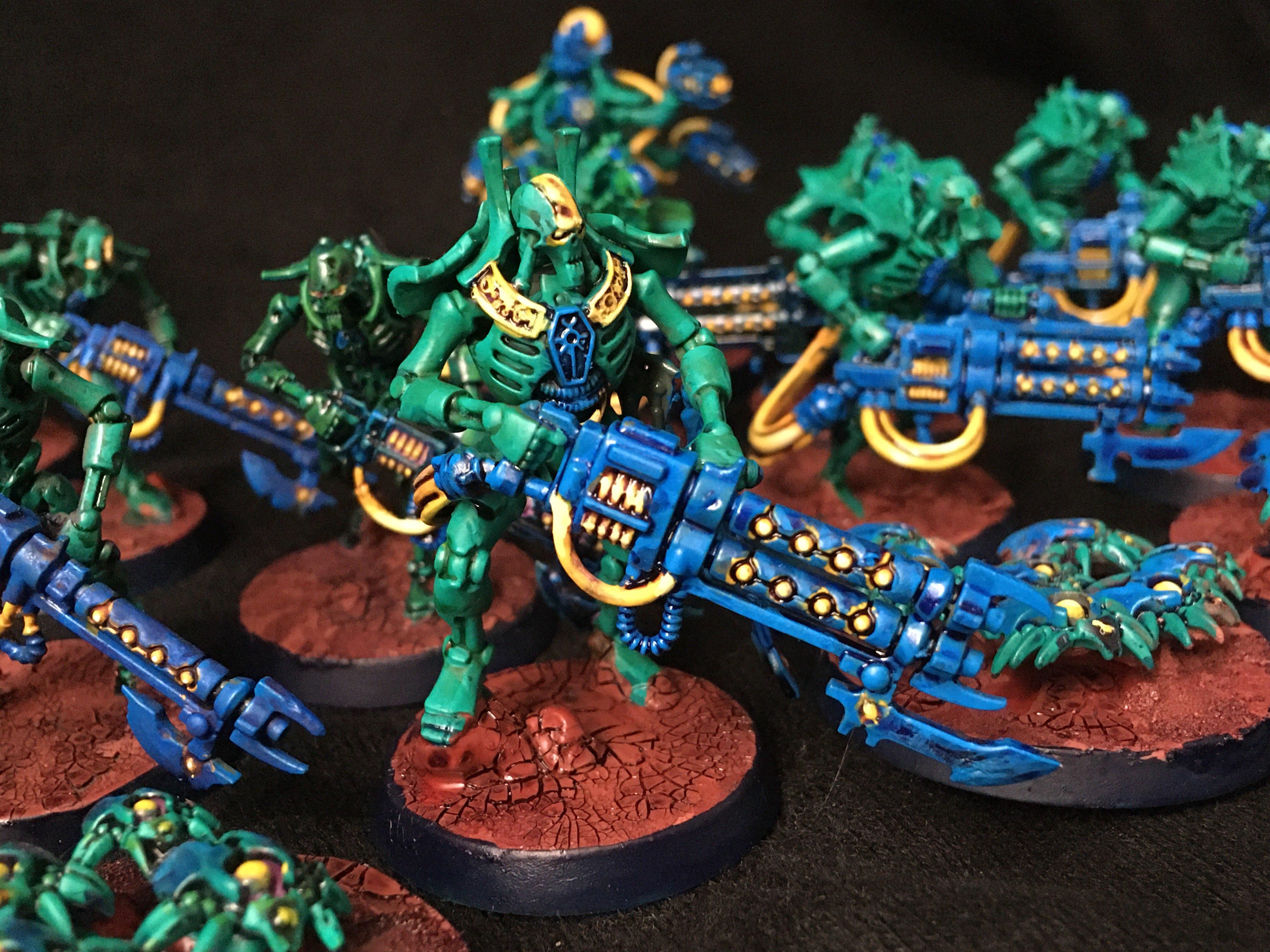 Canoptek, Destroyer, Immortal, Lokhust, Necron Warrior, Necrons, Royal Warden, Scarabs