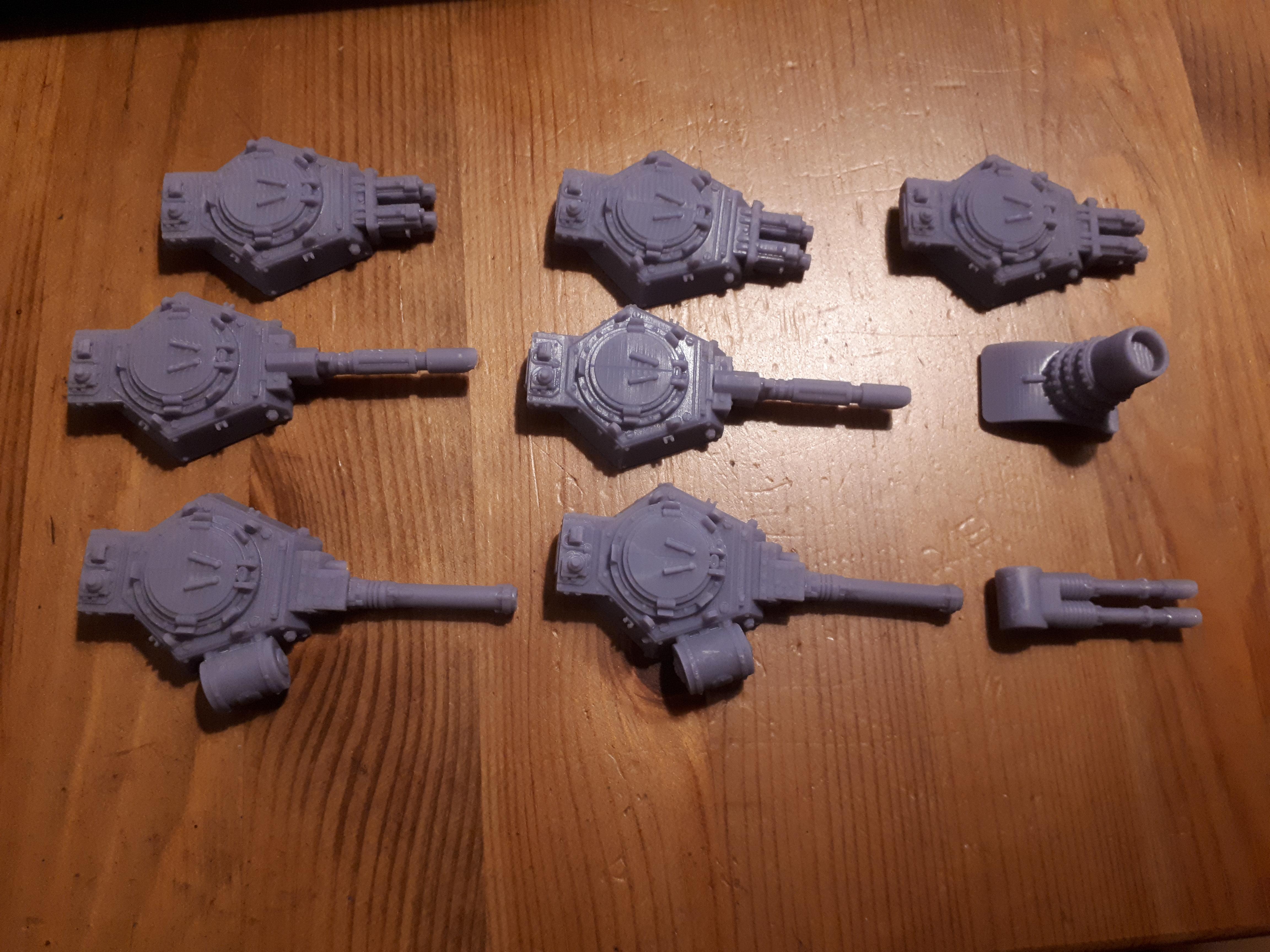 3d printed Chimera turrets