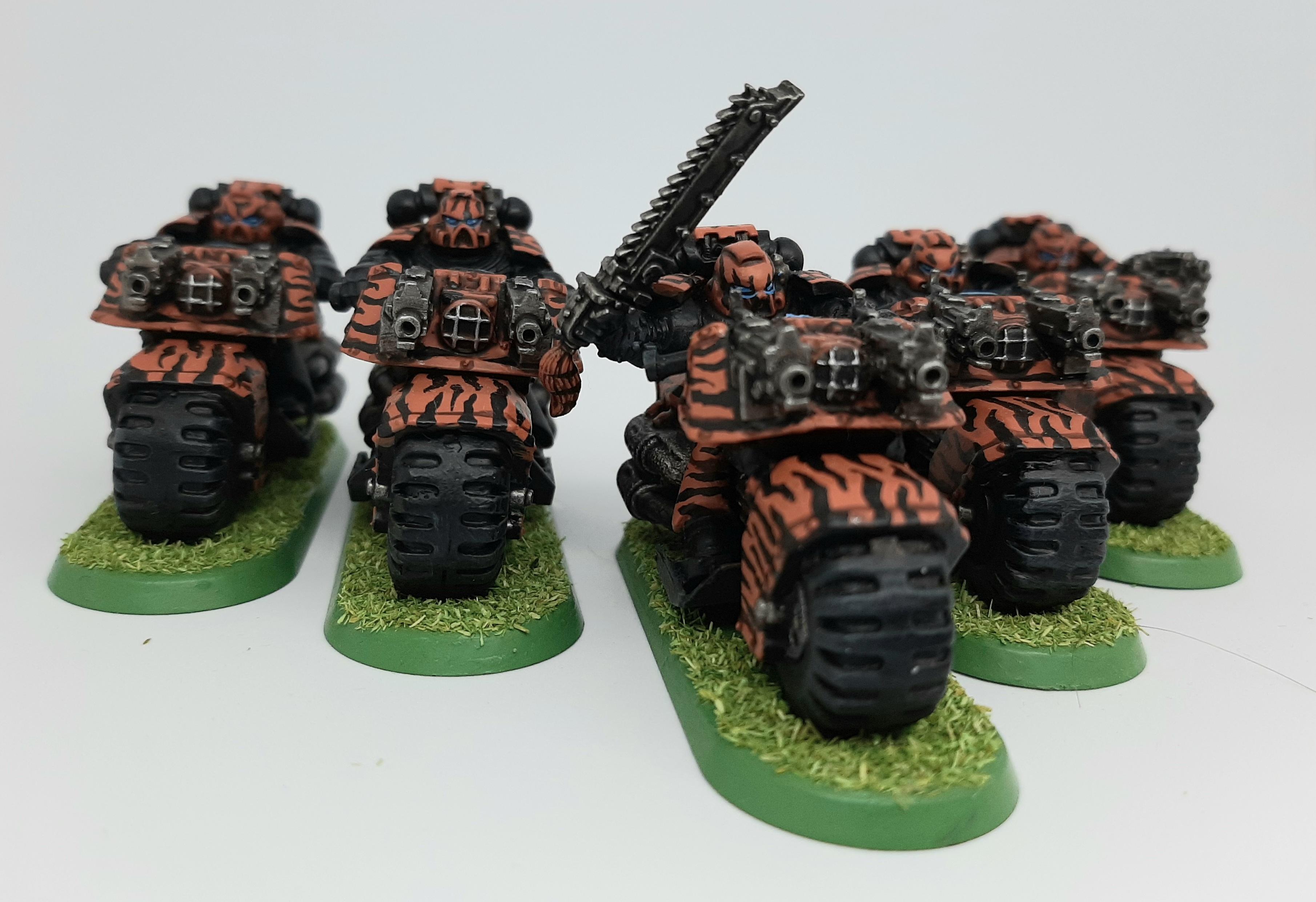 Adeptus, Assault, Astartes, Attack, Bike, Camouflage, Conversion, Custom, Fast, Fighting, Forest, Ghuyarashtra, Jungle, Kitbash, Mahaduyana, Space, Space Marines, Tigers, Veda