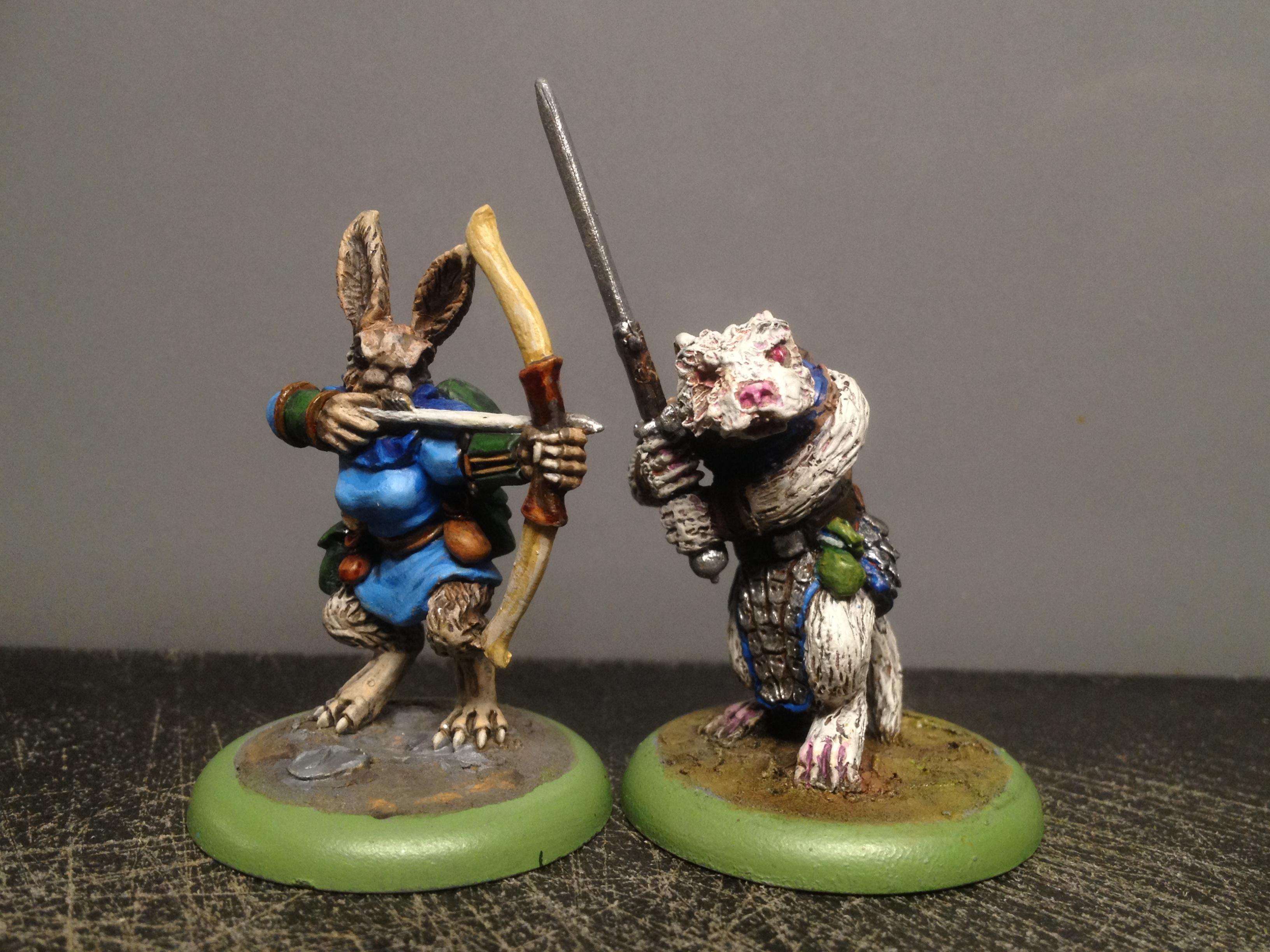 Anthropomorphic Animals, Greenstuff, Sculpting