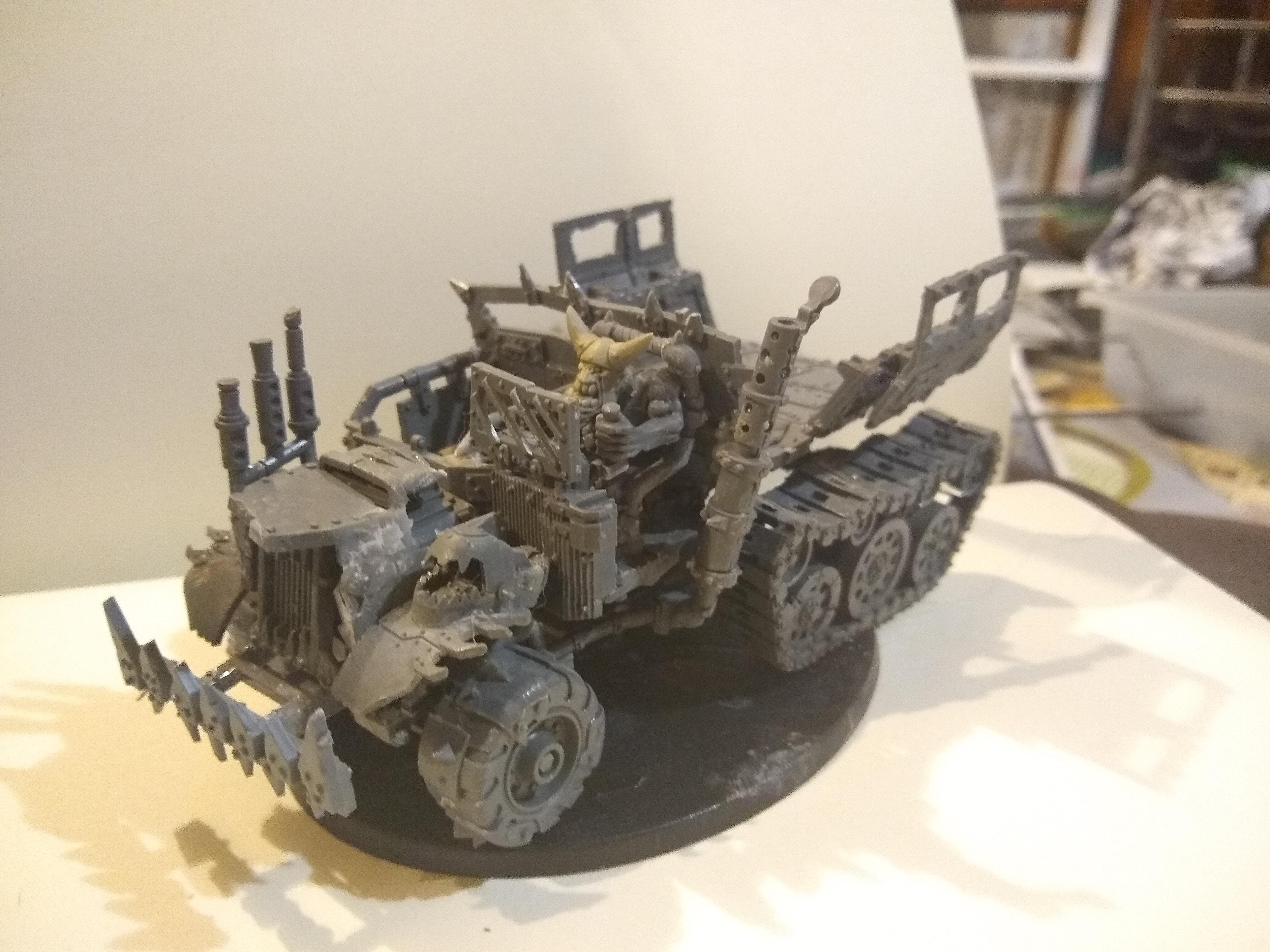 Trukk. Trakks looted from the bosses old battlewagon (while he wasn't looking, of co