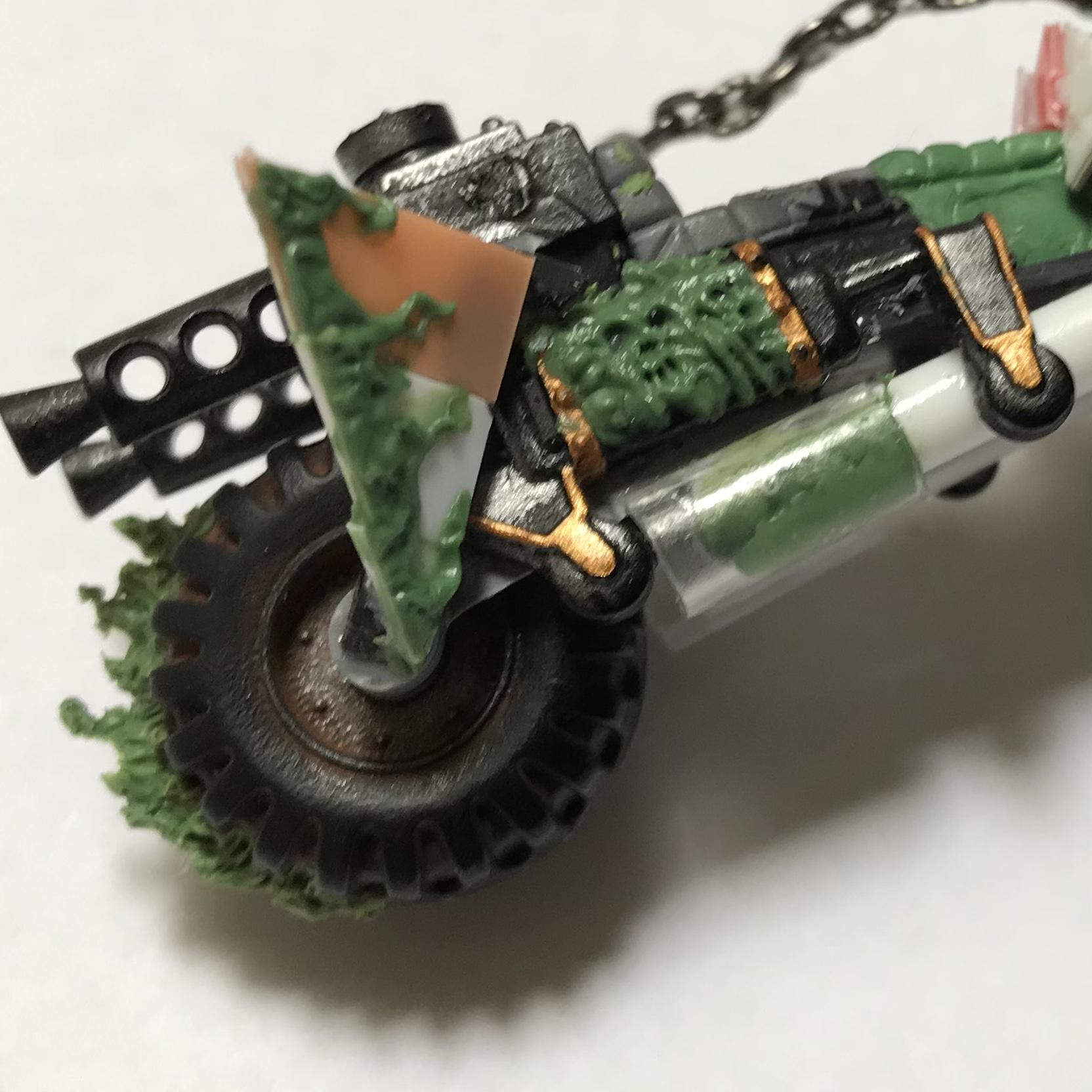 Bike, Conversion, Greenstuff, Iron Warriors, Kitbashed, Legend, Sorcerer
