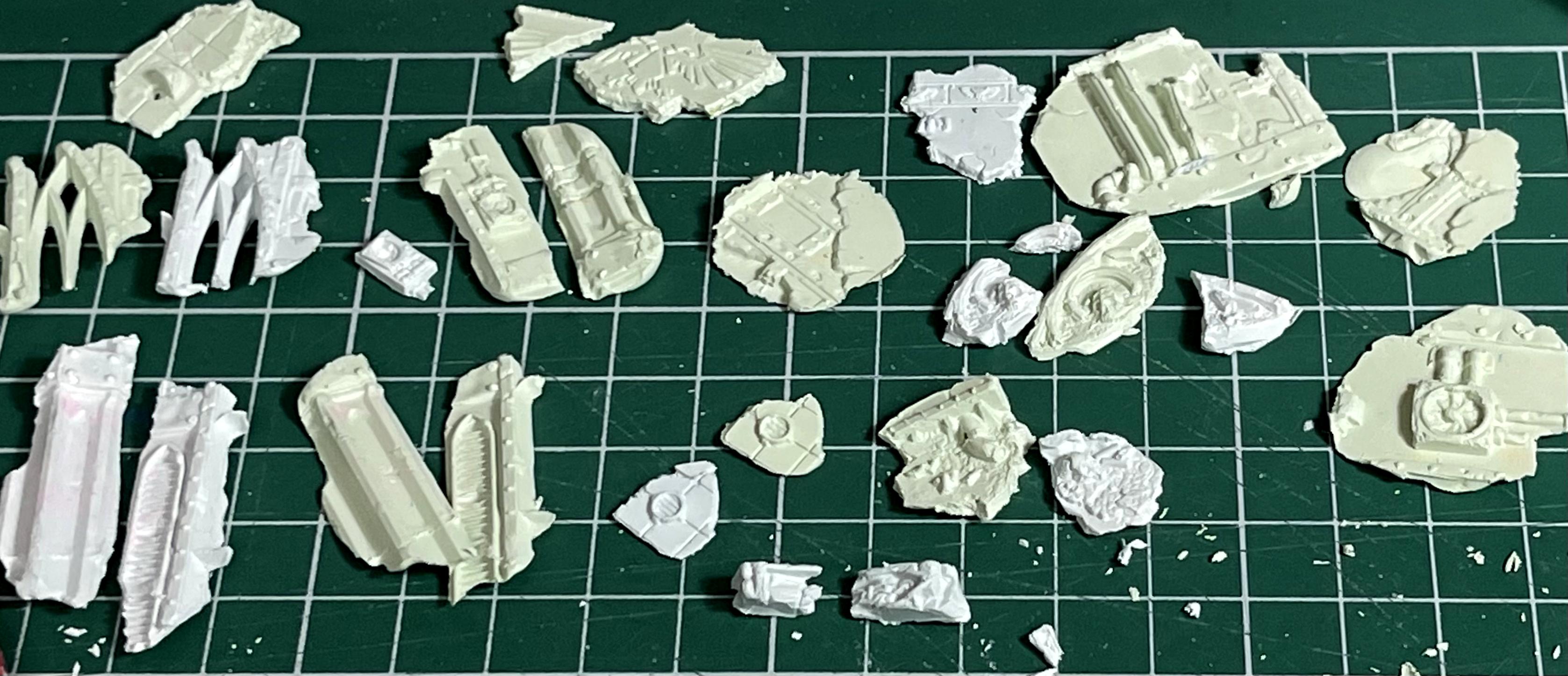 Oyumaru Casts, Space Marine Adventures, Space Marine Heroes, Space Marines, Tactical Squad, Void Panthers, Warhammer 40,000, Work In Progress