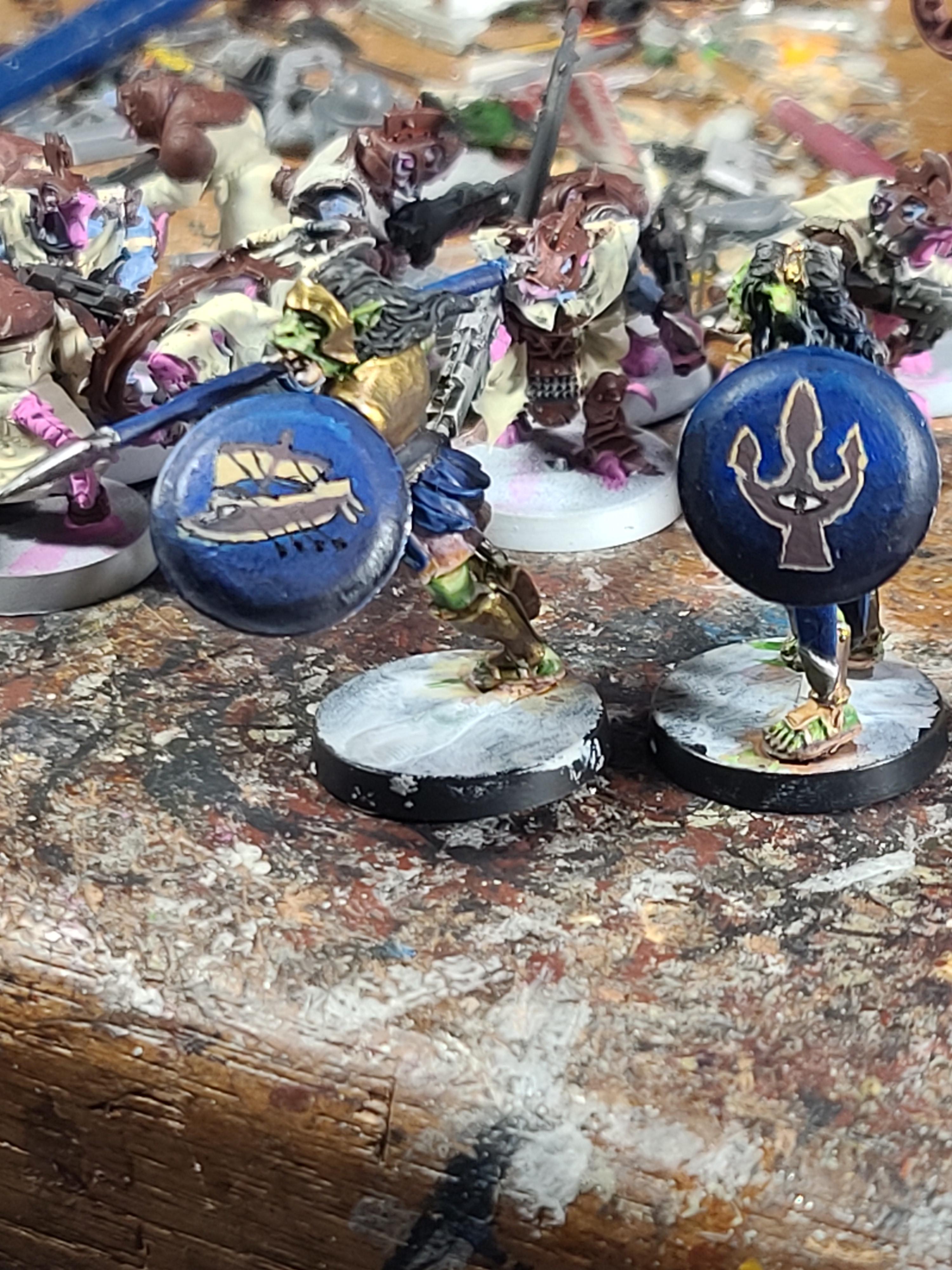 Adventurers, Bronze Age Miniatures, Female, Freehand, Greek, Orcs