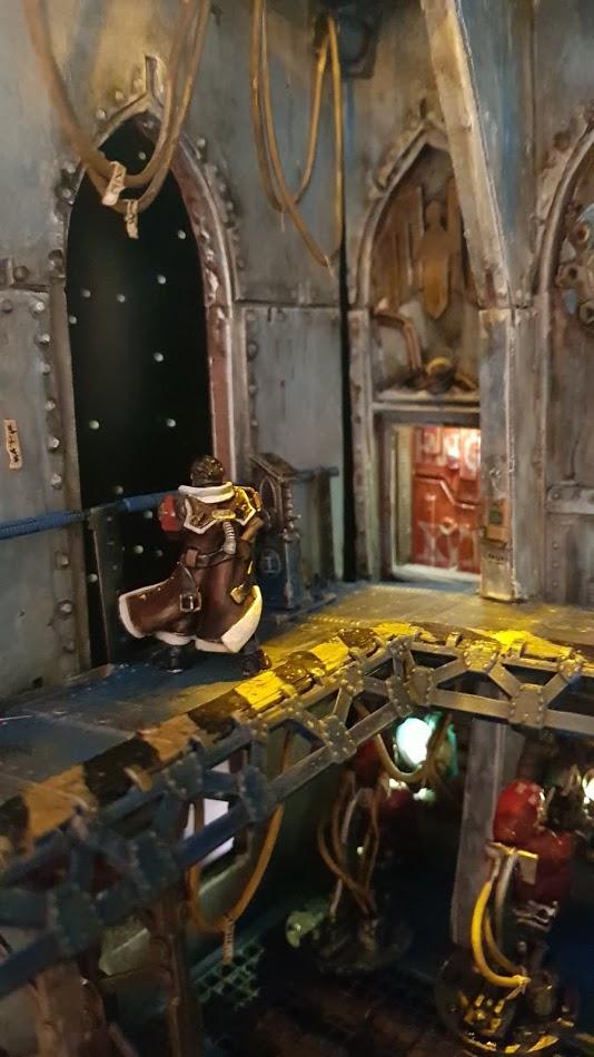Diorama, Starship, Gangway with door