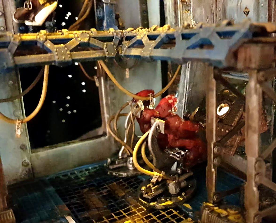 Diorama, Starship, Detail of tech-servitors