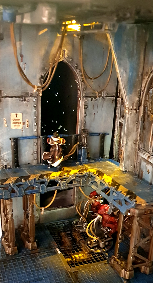 Diorama, Starship, Ceiling light detail
