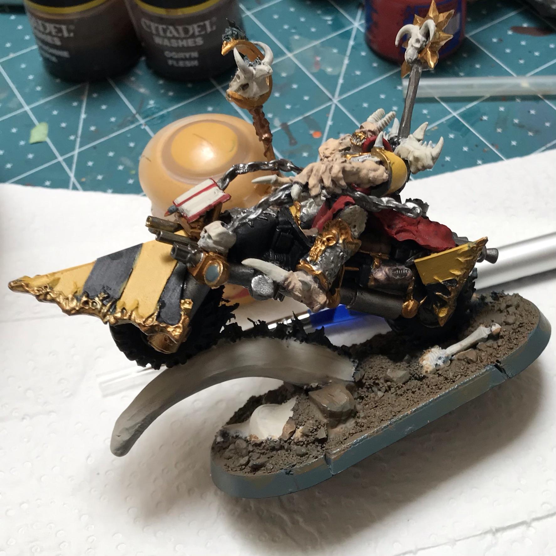 Bike, Conversion, Greenstuff, Iron Warriors, Kitbashed, Legend, Sorcerer