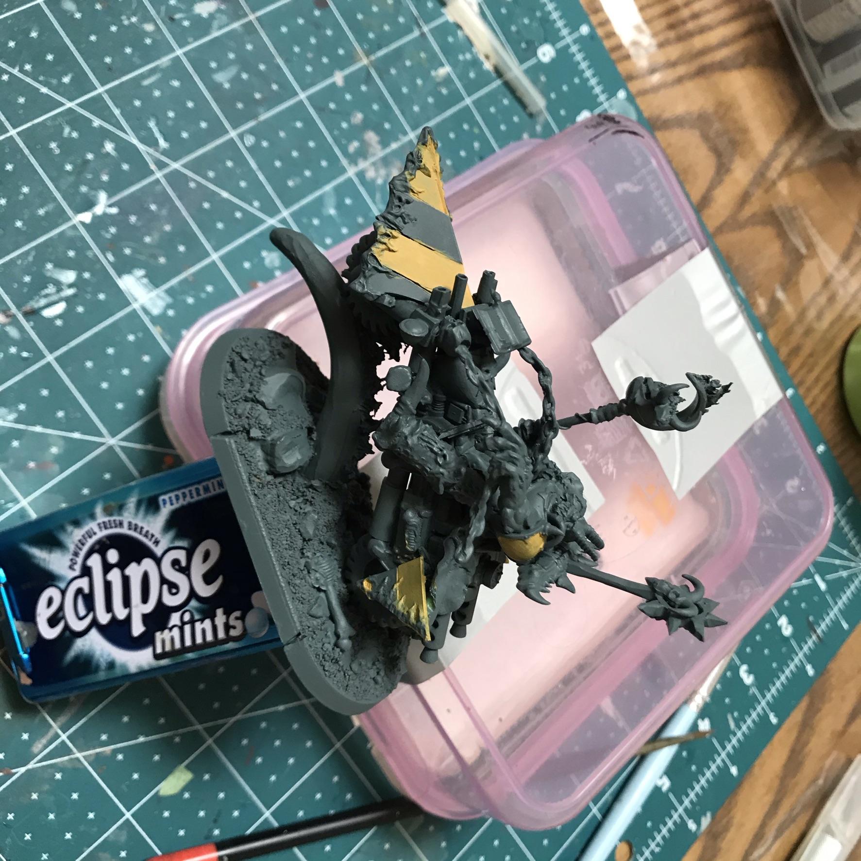 Bike, Conversion, Greenstuff, Iron Warriors, Kitbashed, Legend, Sorcerer