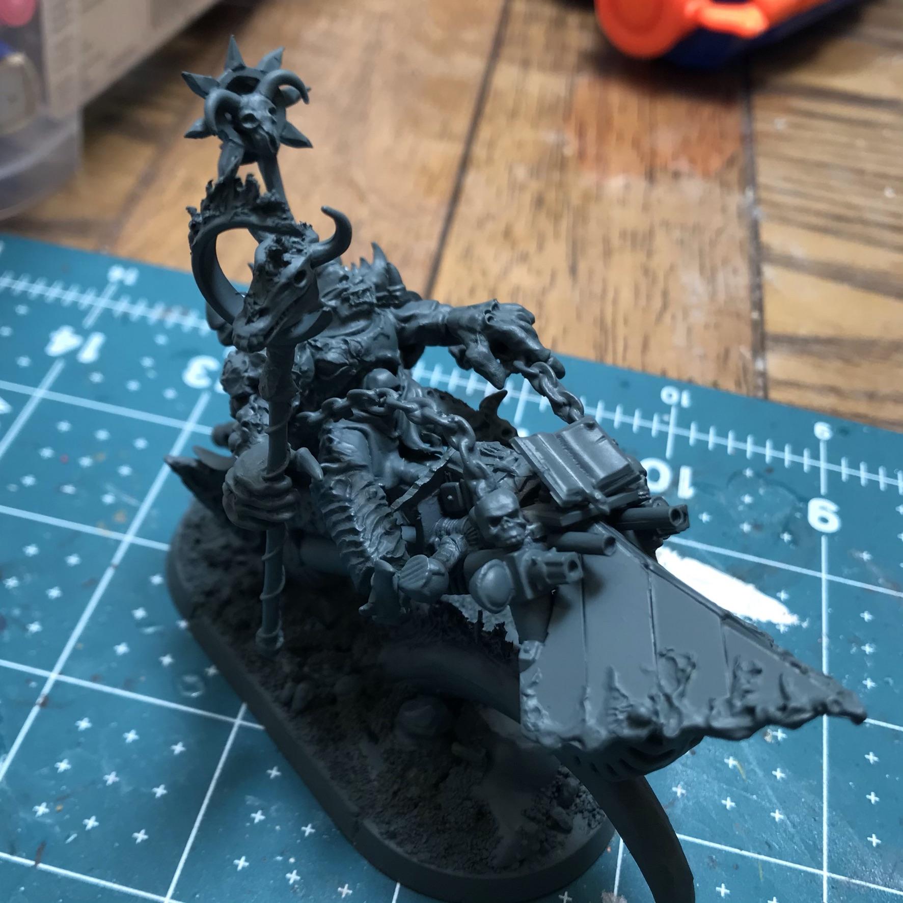 Bike, Conversion, Greenstuff, Iron Warriors, Kitbashed, Legend, Sorcerer