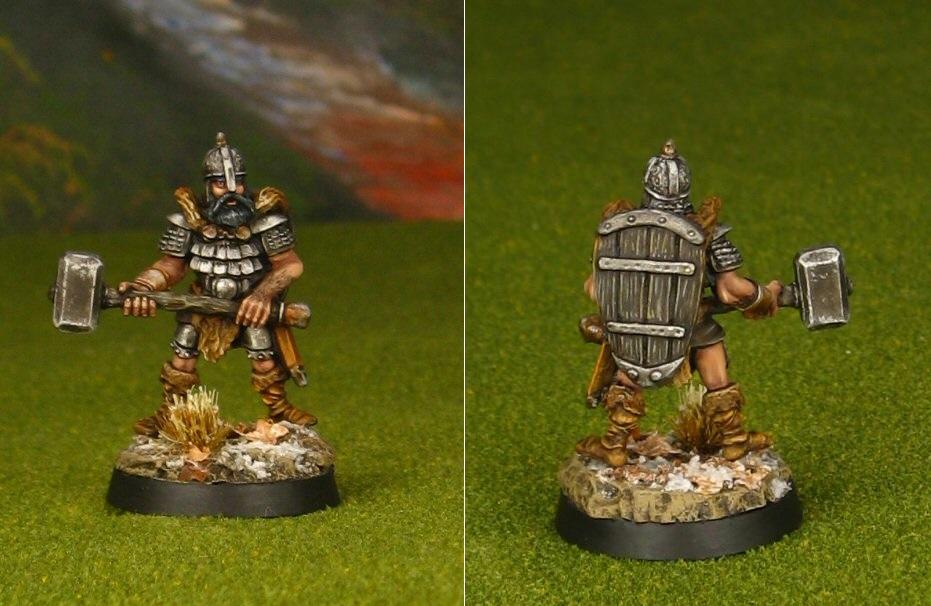 Barbarian Nordic warrior
