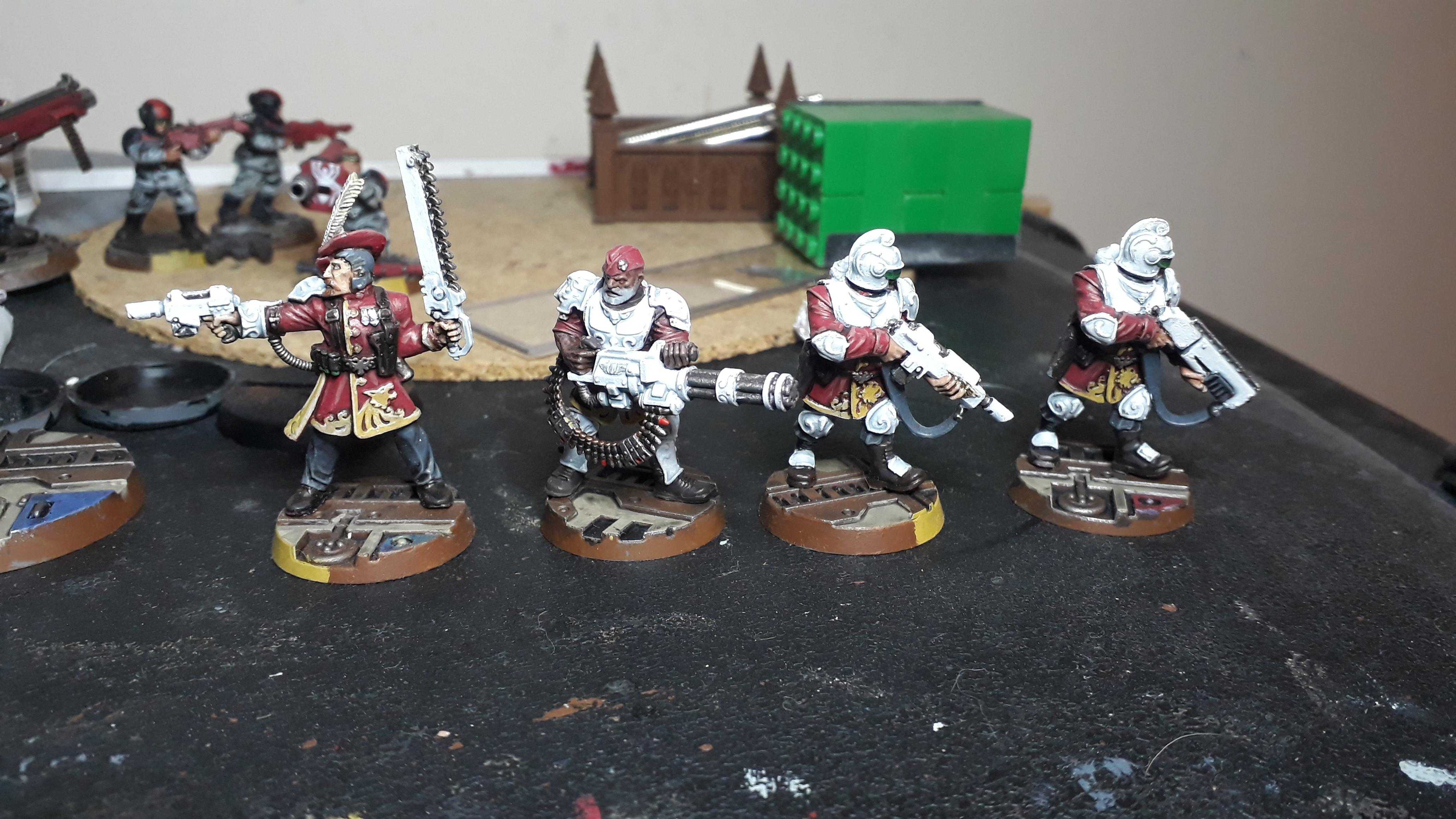 Elucidian, Imperial, Rouge Trader, Starstriders, Voidsmen